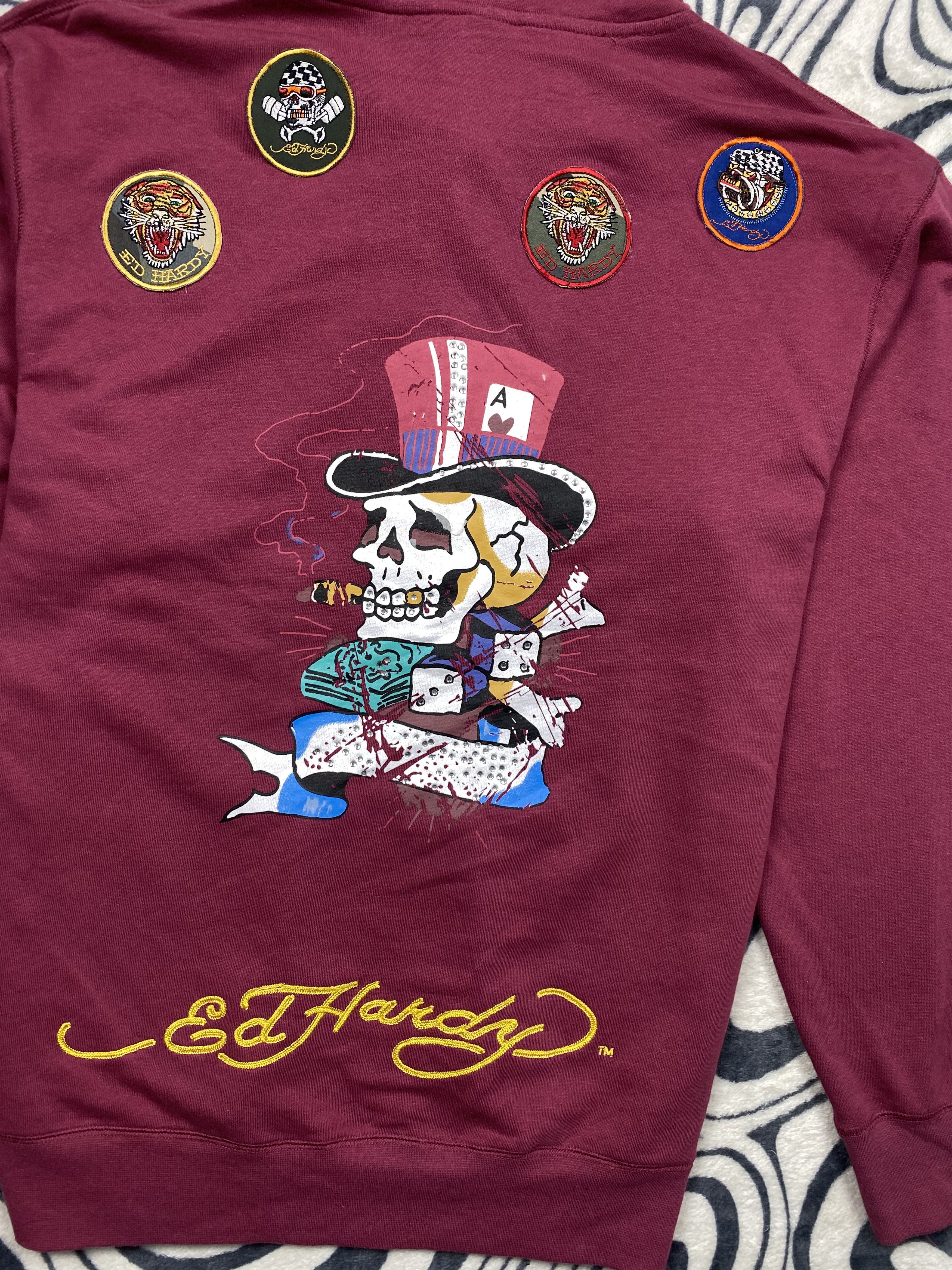 Christian Audigier × Ed Hardy Ed Hardy by Christian Audigier Mens Hoodie Size US XXL / EU 58 / 5 - 7 Thumbnail