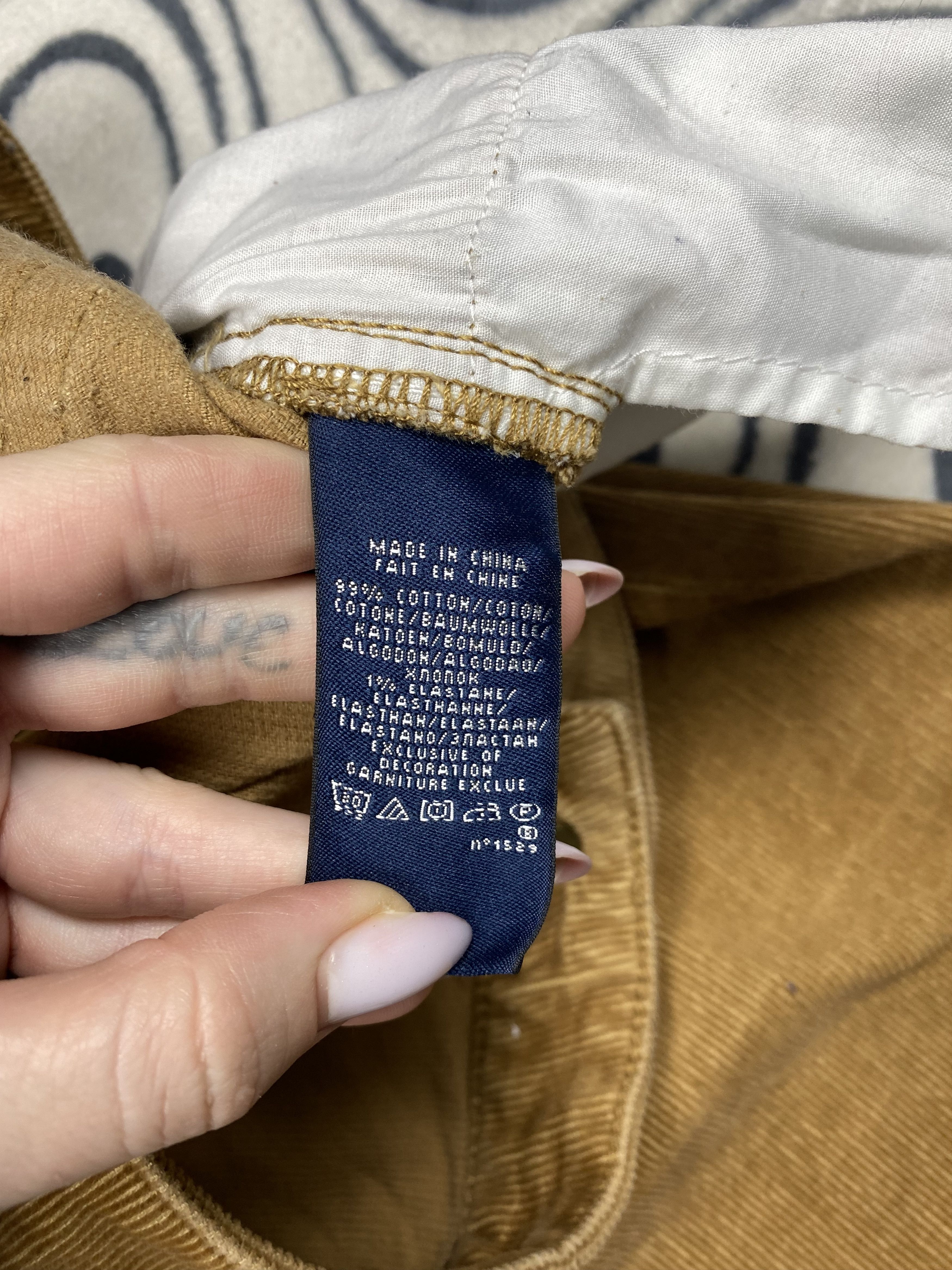 Polo Ralph Lauren Polo Ralph Lauren Womens Corduroy Pants Jeans Size 36" / US 14 / IT 50 - 7 Thumbnail
