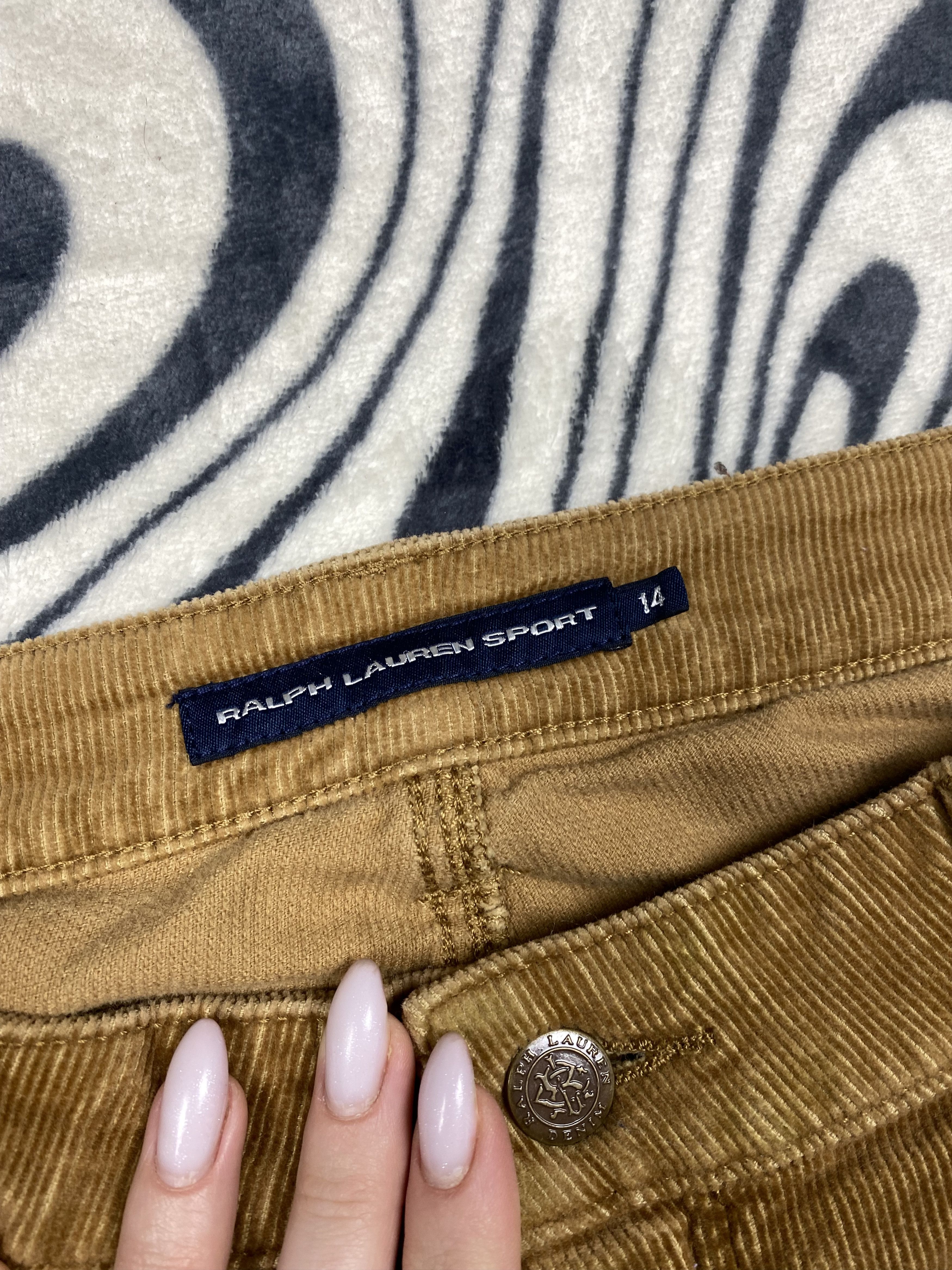 Polo Ralph Lauren Polo Ralph Lauren Womens Corduroy Pants Jeans Size 36" / US 14 / IT 50 - 6 Thumbnail