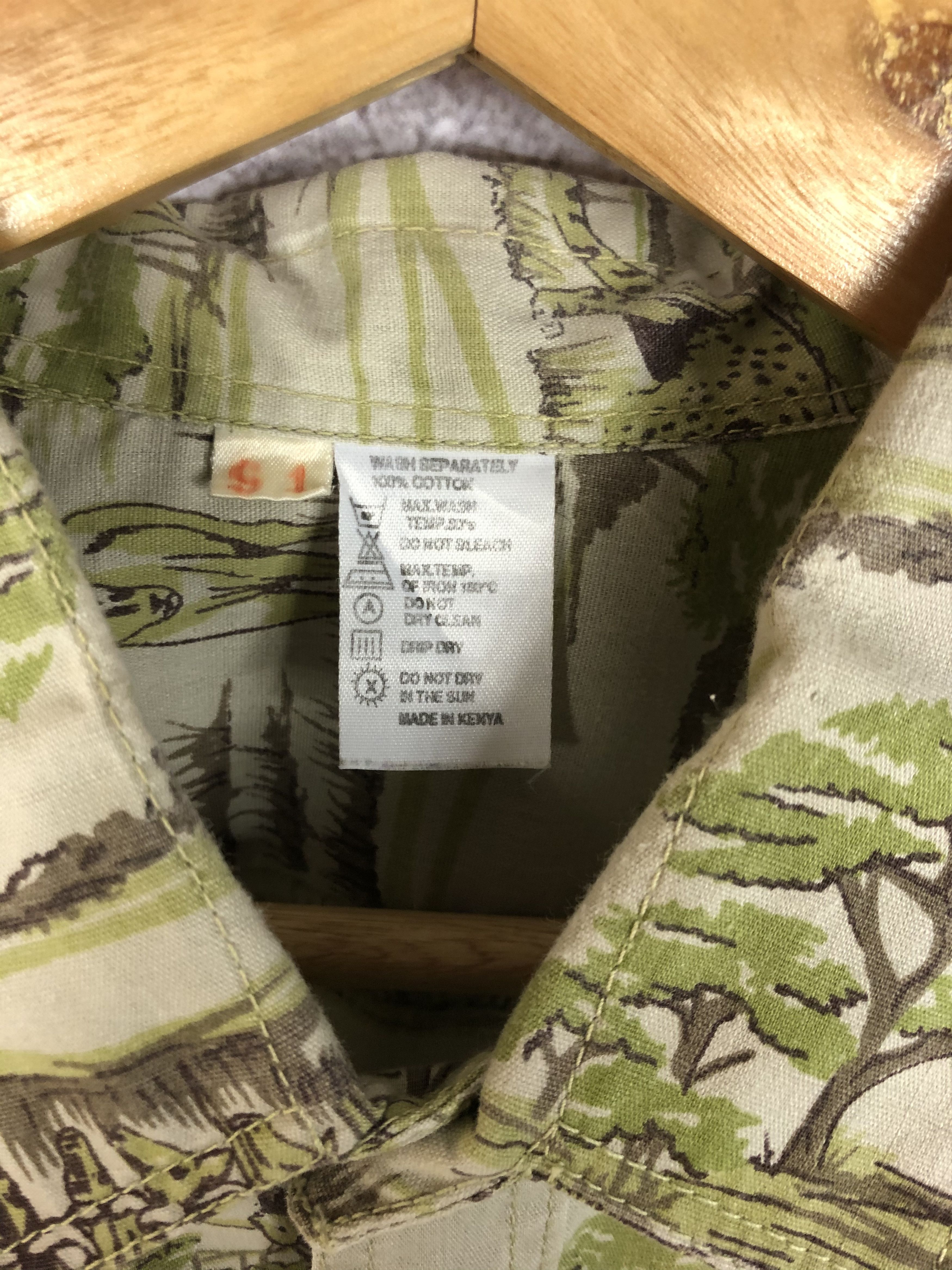 Vintage Vintage Safari Animals All Over Print Shirt Button up Size US XL / EU 56 / 4 - 5 Thumbnail