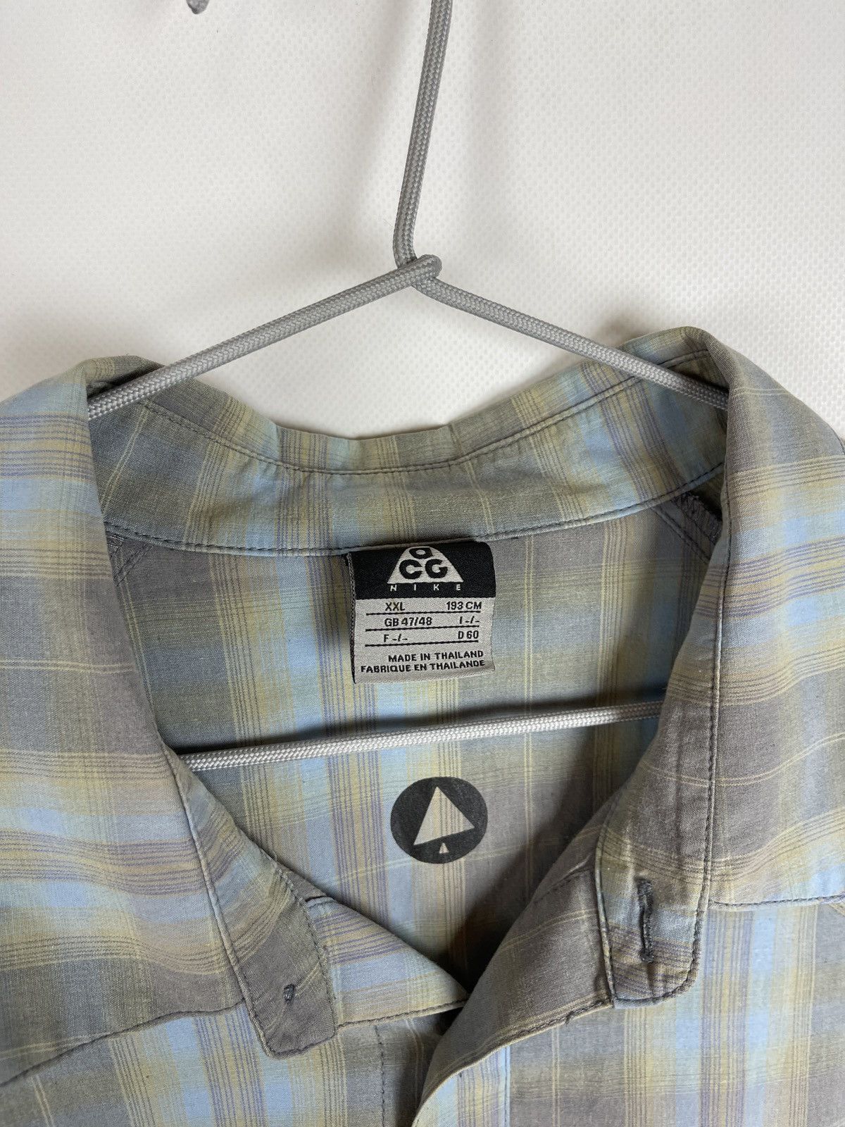 Nike ACG Nike ACG vintage y2k checkered blue short sleeve shirt Size US XXL / EU 58 / 5 - 5 Thumbnail