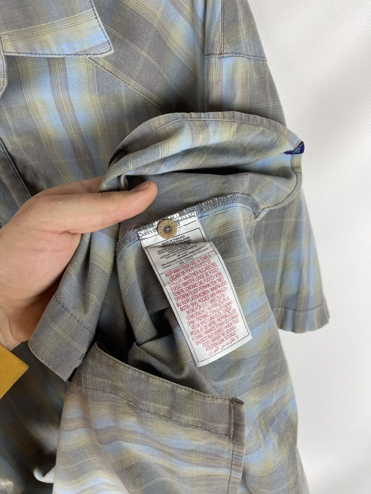 Nike ACG Nike ACG vintage y2k checkered blue short sleeve shirt Size US XXL / EU 58 / 5 - 12 Thumbnail