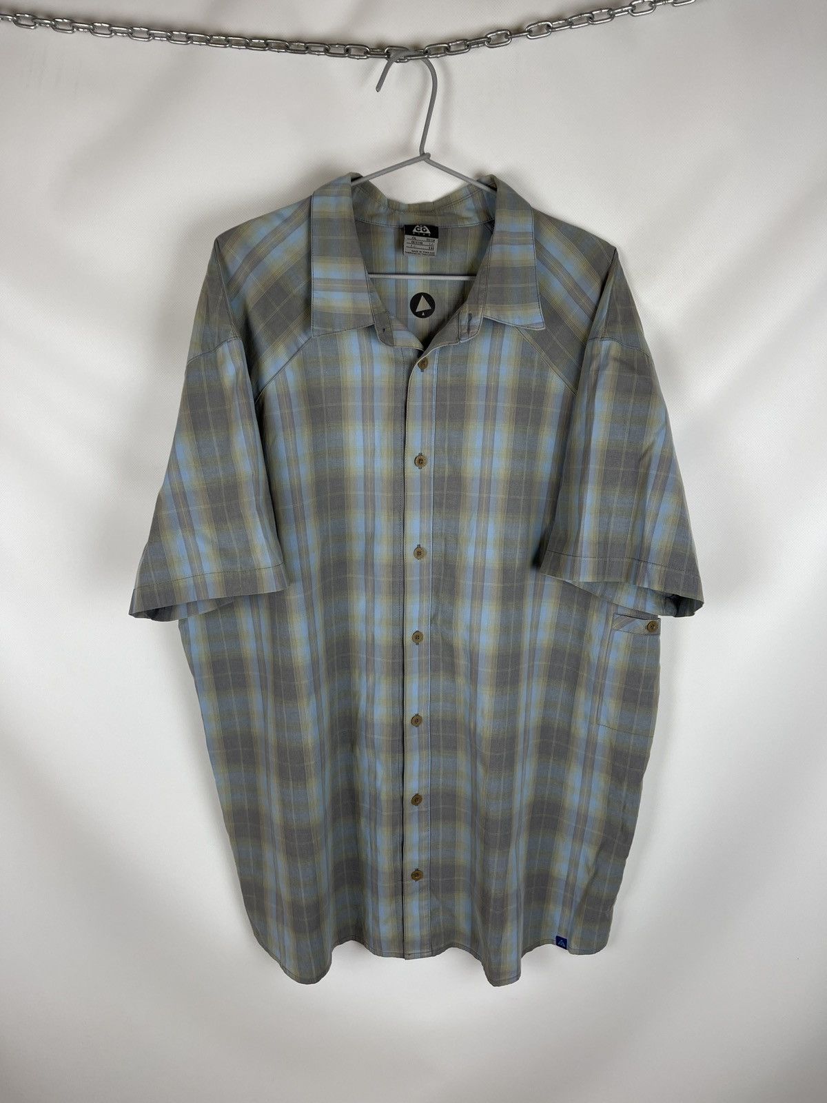 Nike ACG Nike ACG vintage y2k checkered blue short sleeve shirt Size US XXL / EU 58 / 5 - 1 Thumbnail