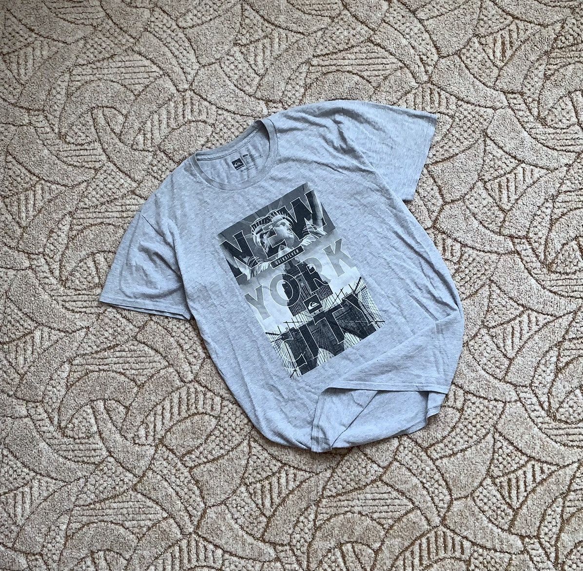 Quiksilver × Vintage Vintage 90’s y2k quicksilver surf style surfing tee T-shirts Size US L / EU 52-54 / 3 - 5 Thumbnail