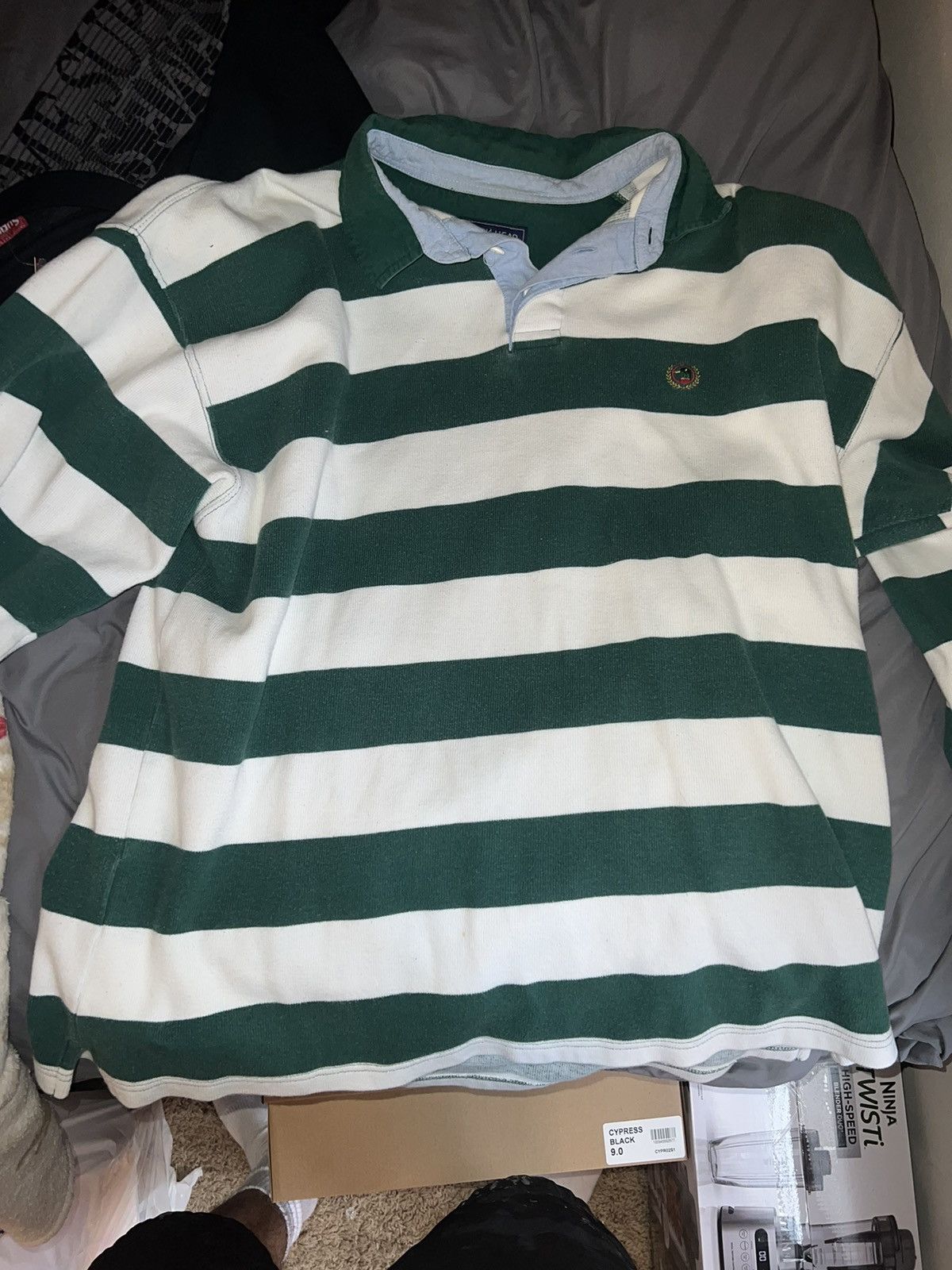 Polo Ralph Lauren Duck Head vintage striped polo rugby Size US L / EU 52-54 / 3 - 1 Preview