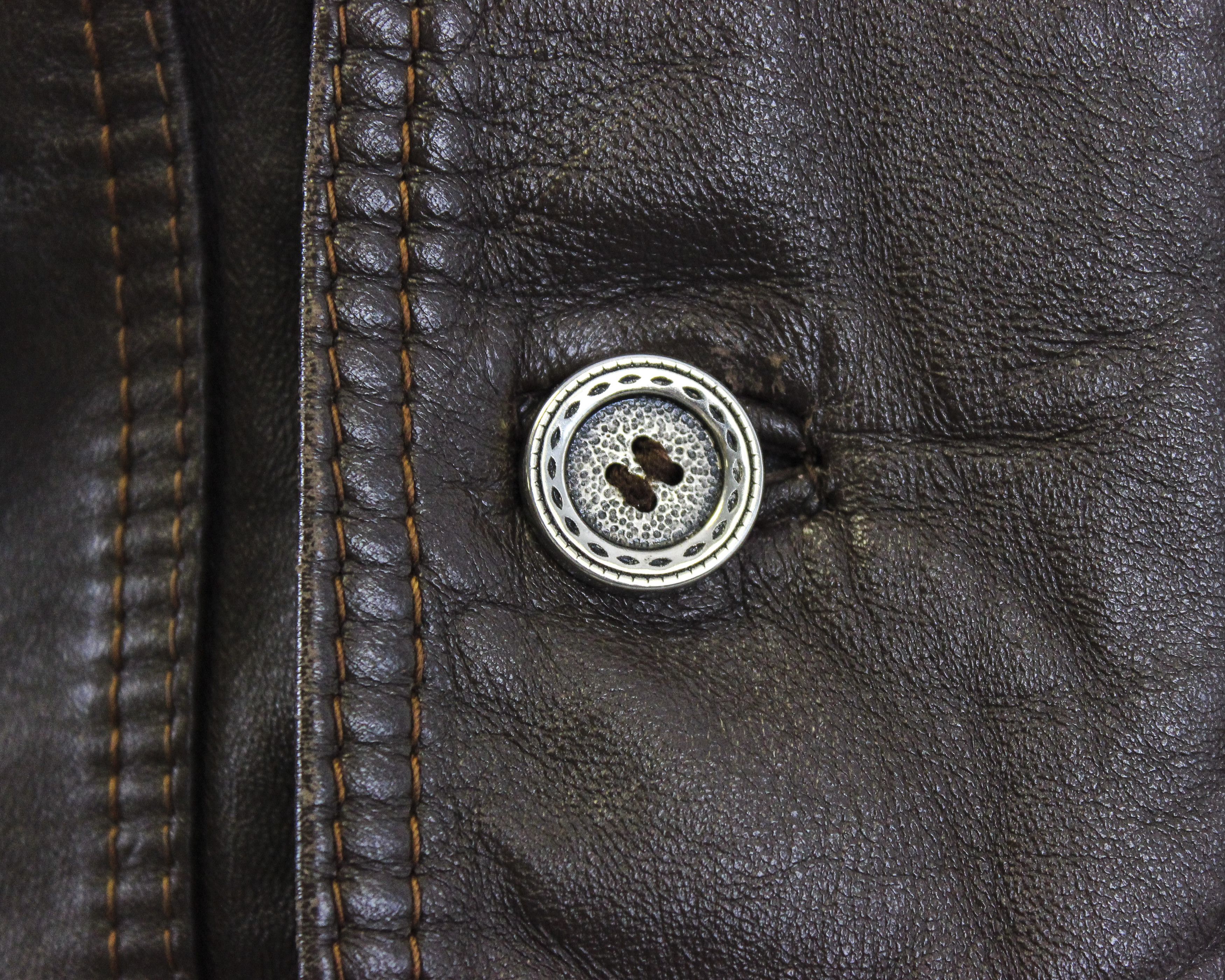 Vintage Leather Sherpa Fur Lining Belt Coat L Jacket Winter Mac EU26 Size US L / EU 52-54 / 3 - 6 Thumbnail