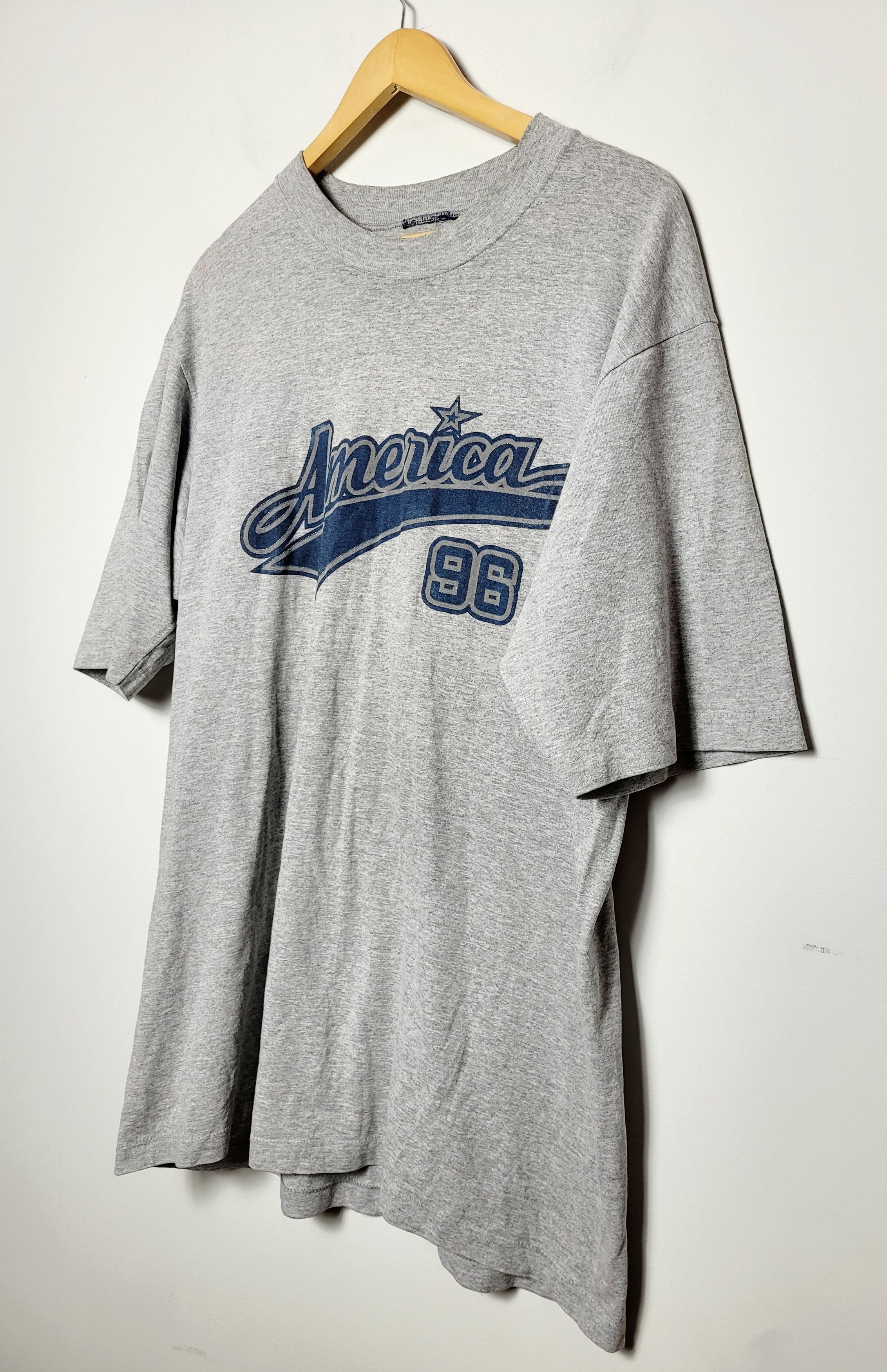 Vintage vintage single stitch America 96 t-shirt Size US XXL / EU 58 / 5 - 2 Thumbnail