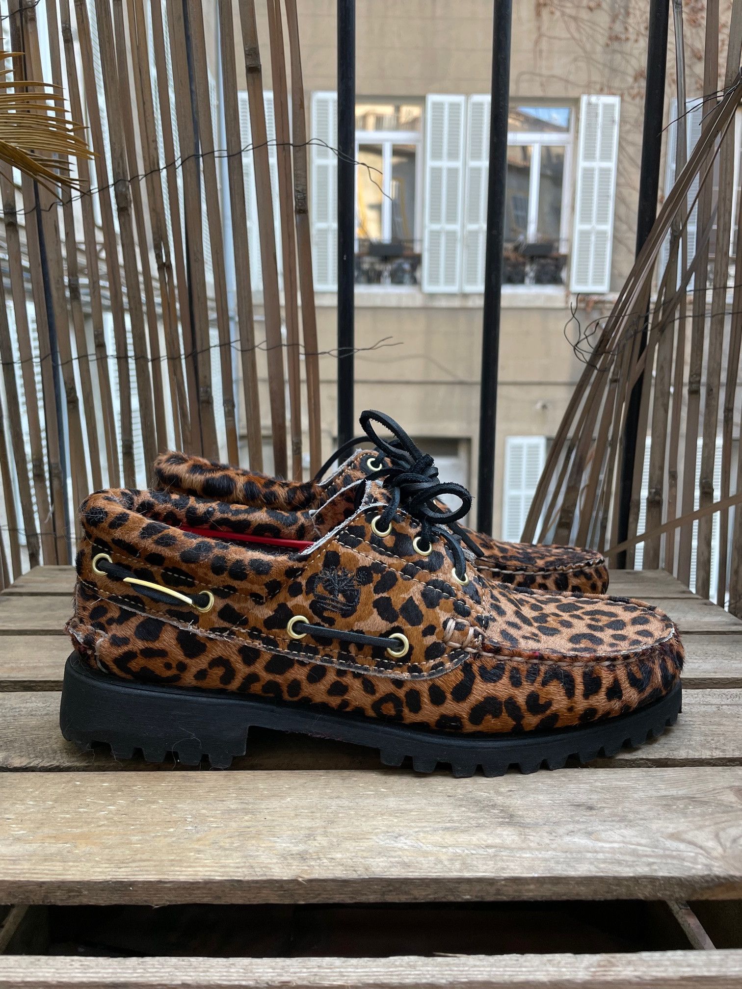 timberland leopard