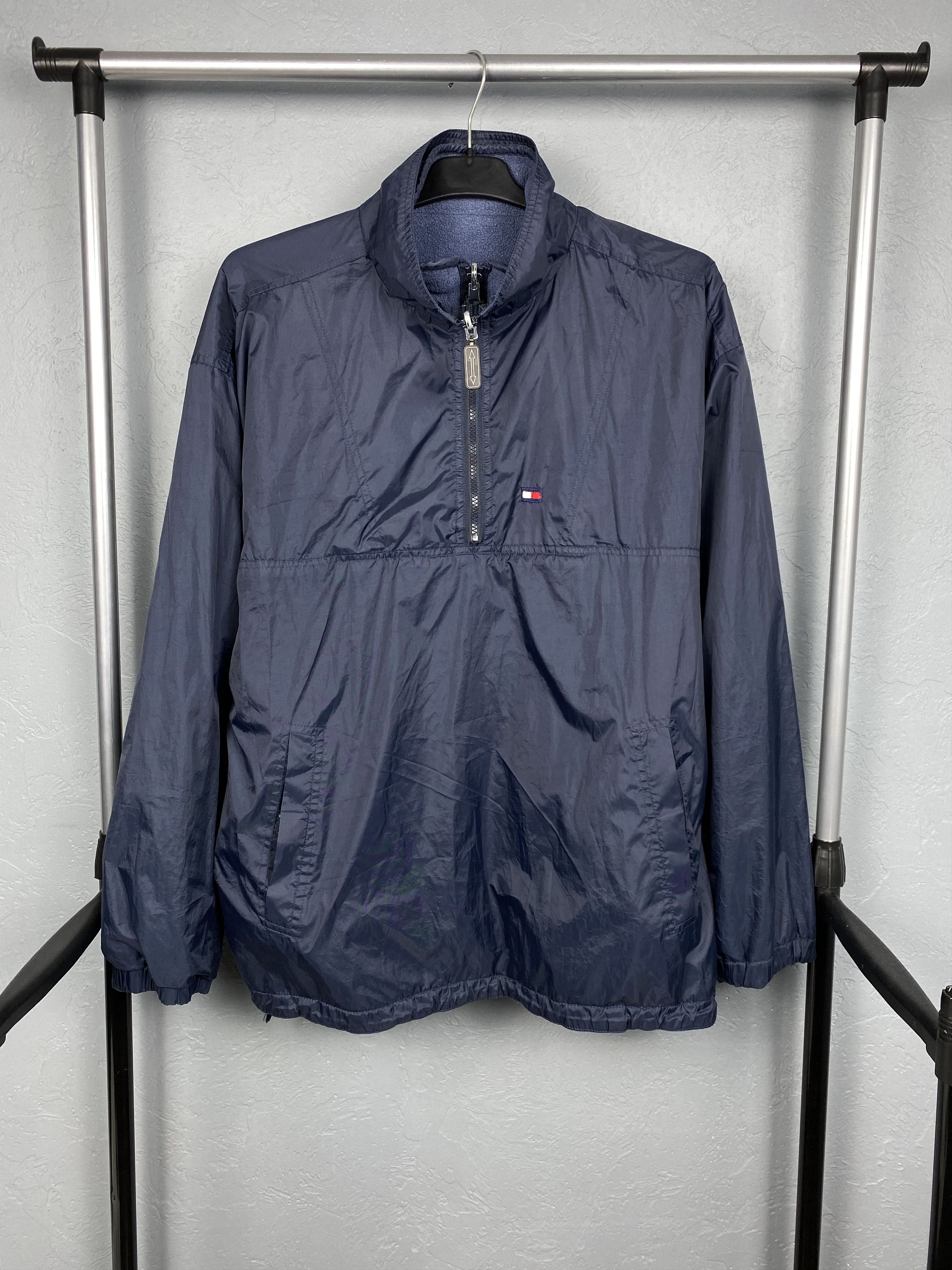 Tommy Hilfiger Vintage Tommy Hilfiger Jeans Reversible Nylon Anorak Jacket Size US S / EU 44-46 / 1 - 1 Thumbnail