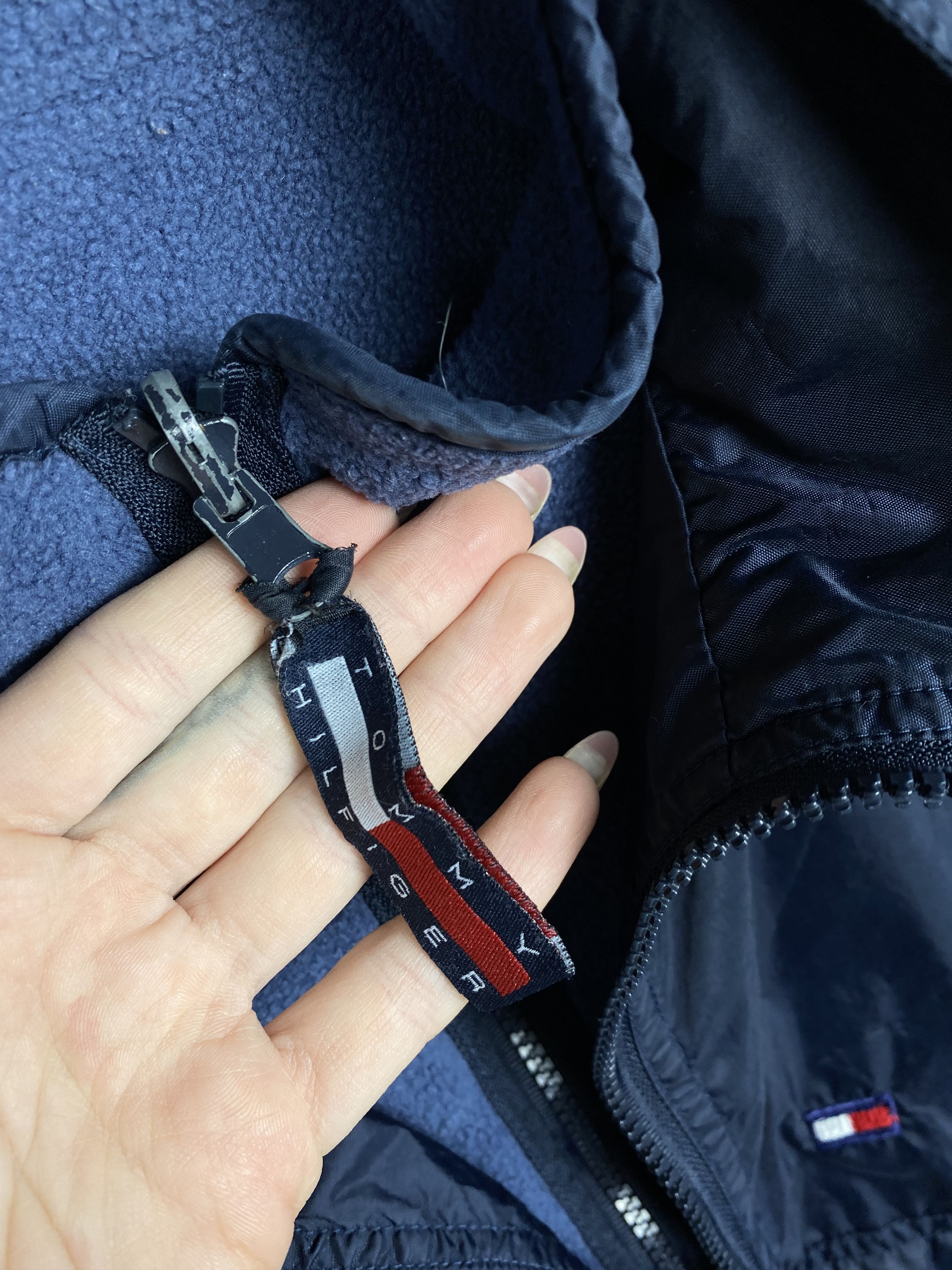 Tommy Hilfiger Vintage Tommy Hilfiger Jeans Reversible Nylon Anorak Jacket Size US S / EU 44-46 / 1 - 5 Thumbnail