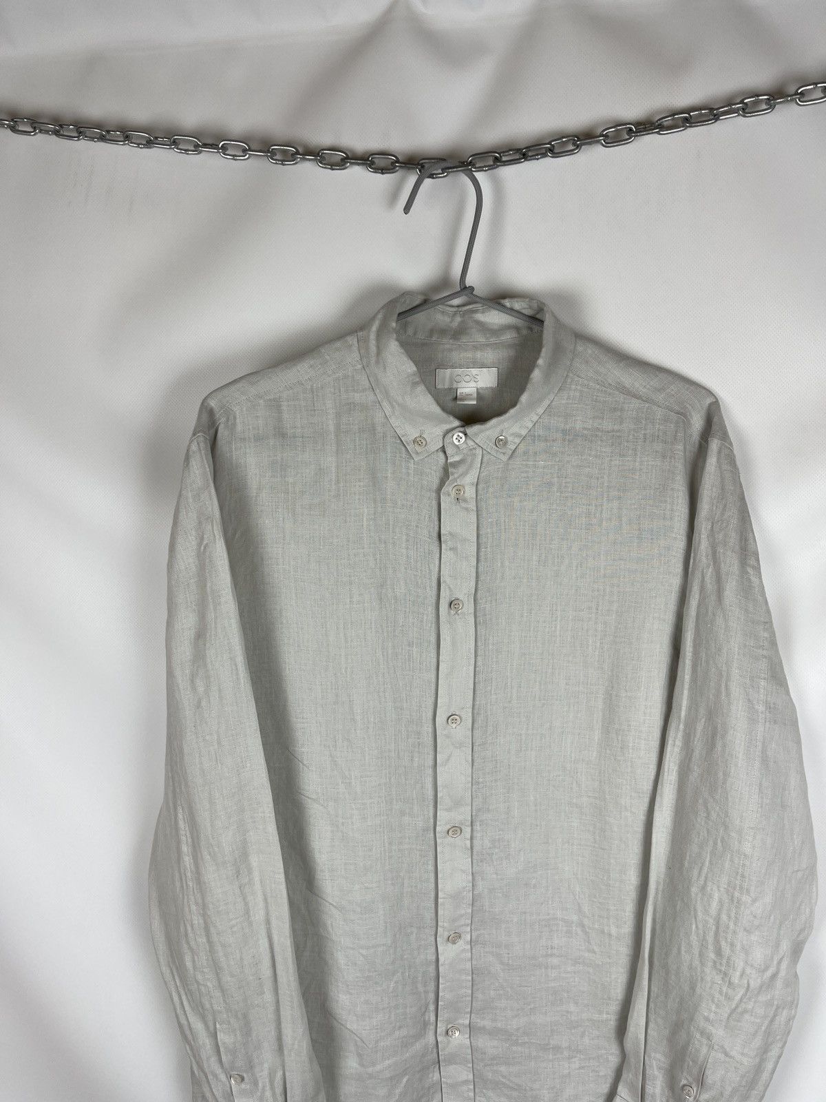 Cos COS true hemp grey long sleeve shirt Size US S / EU 44-46 / 1 - 2 Thumbnail