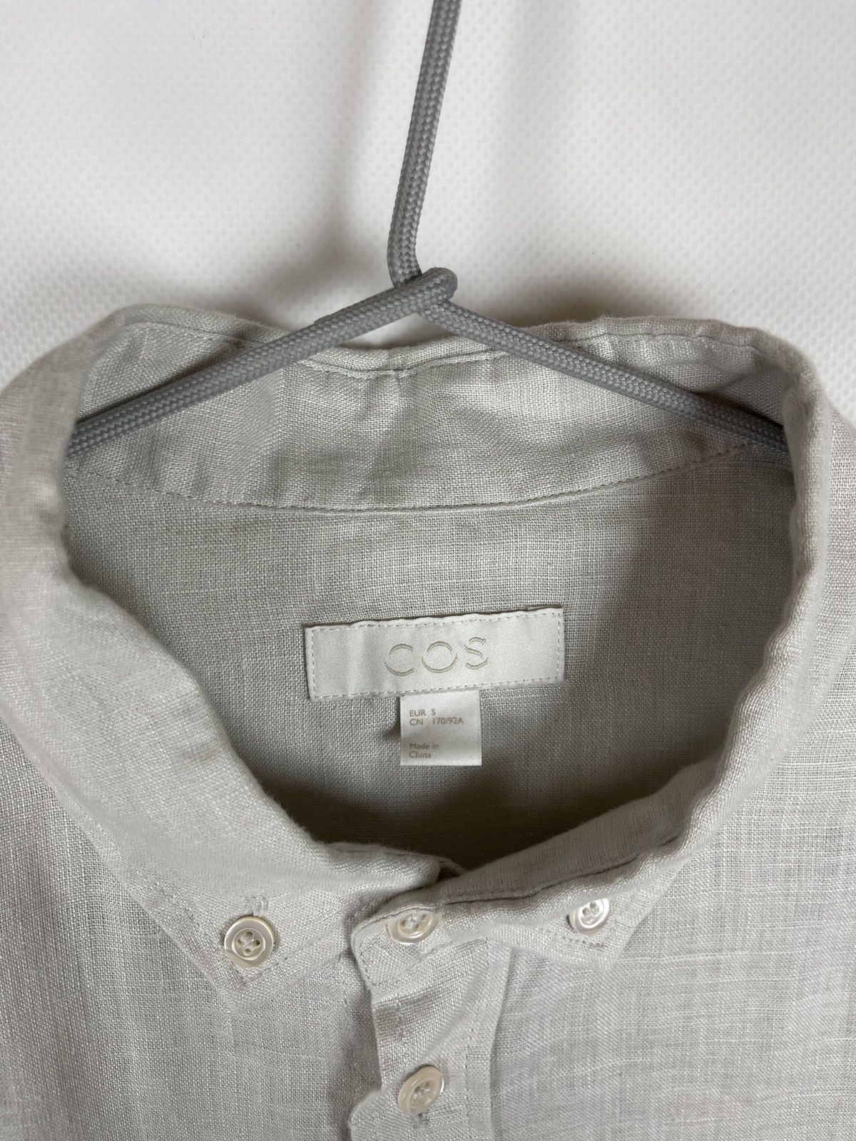Cos COS true hemp grey long sleeve shirt Size US S / EU 44-46 / 1 - 9 Thumbnail