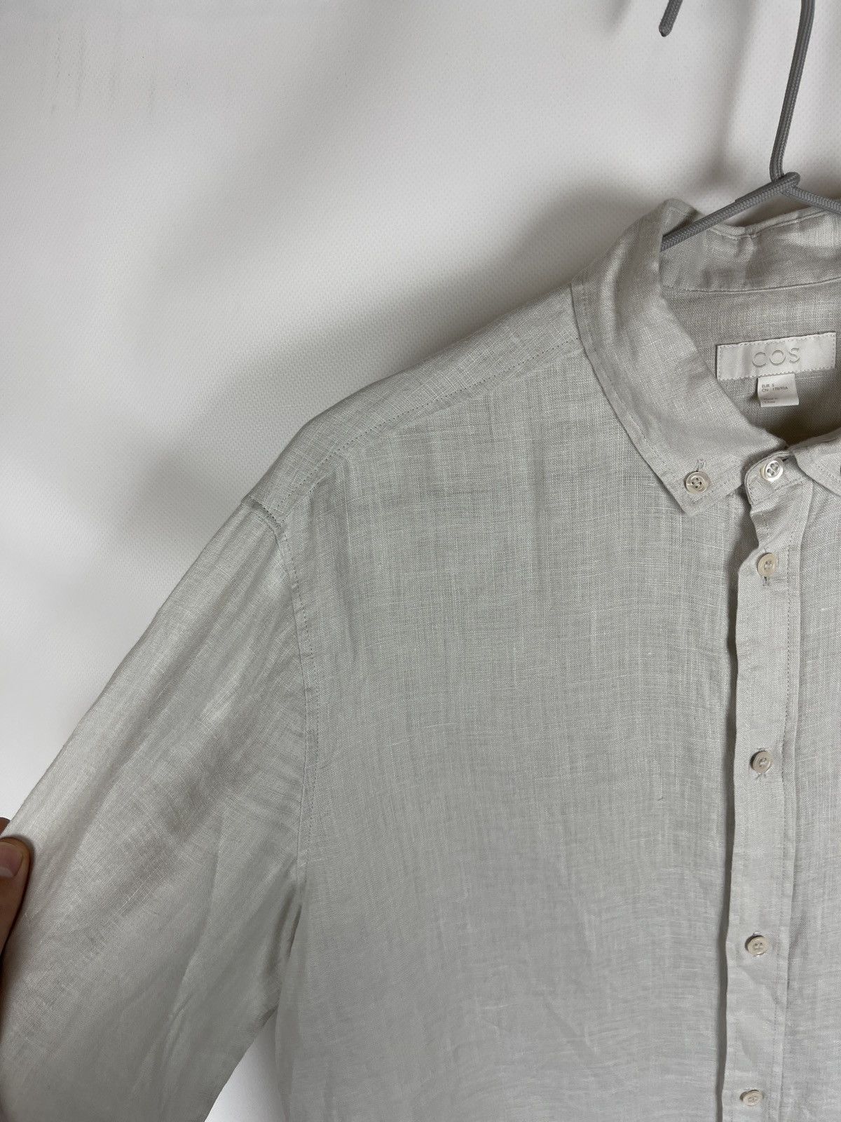 Cos COS true hemp grey long sleeve shirt Size US S / EU 44-46 / 1 - 12 Thumbnail