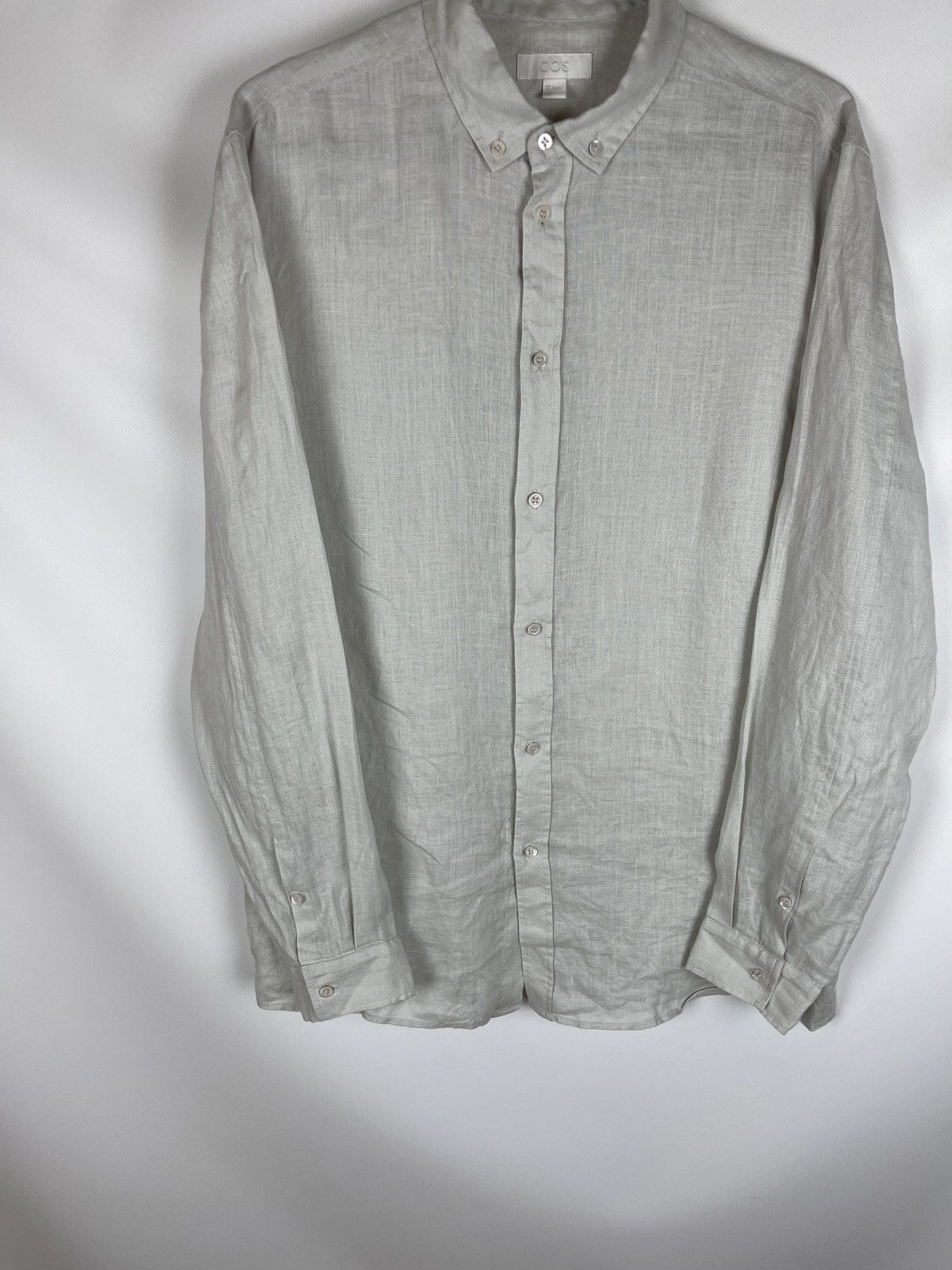 Cos COS true hemp grey long sleeve shirt Size US S / EU 44-46 / 1 - 5 Thumbnail