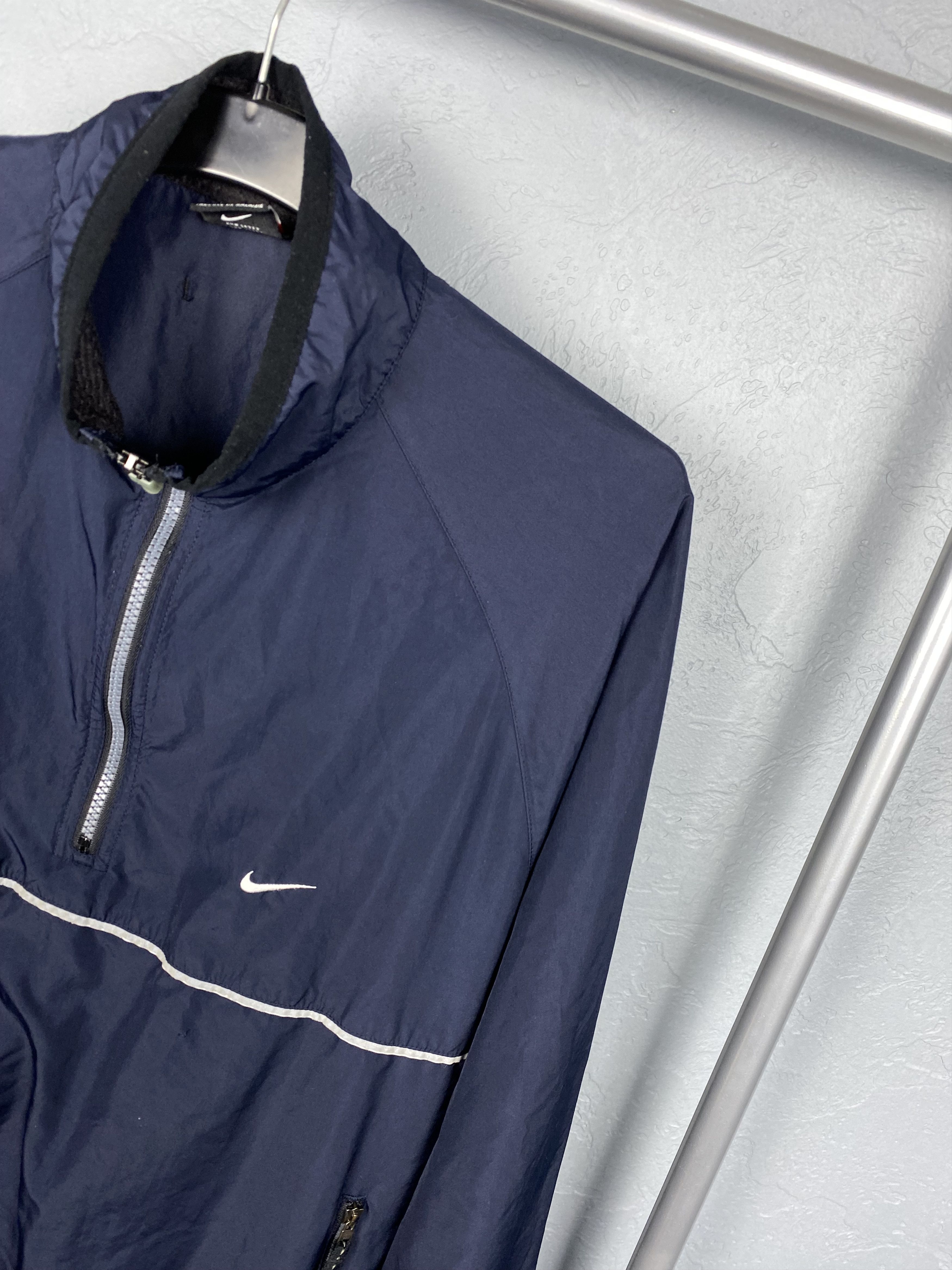 Nike × Vintage Nike Running 90s Vintage Mens Anorak Jacket Drill style Size US M / EU 48-50 / 2 - 2 Thumbnail