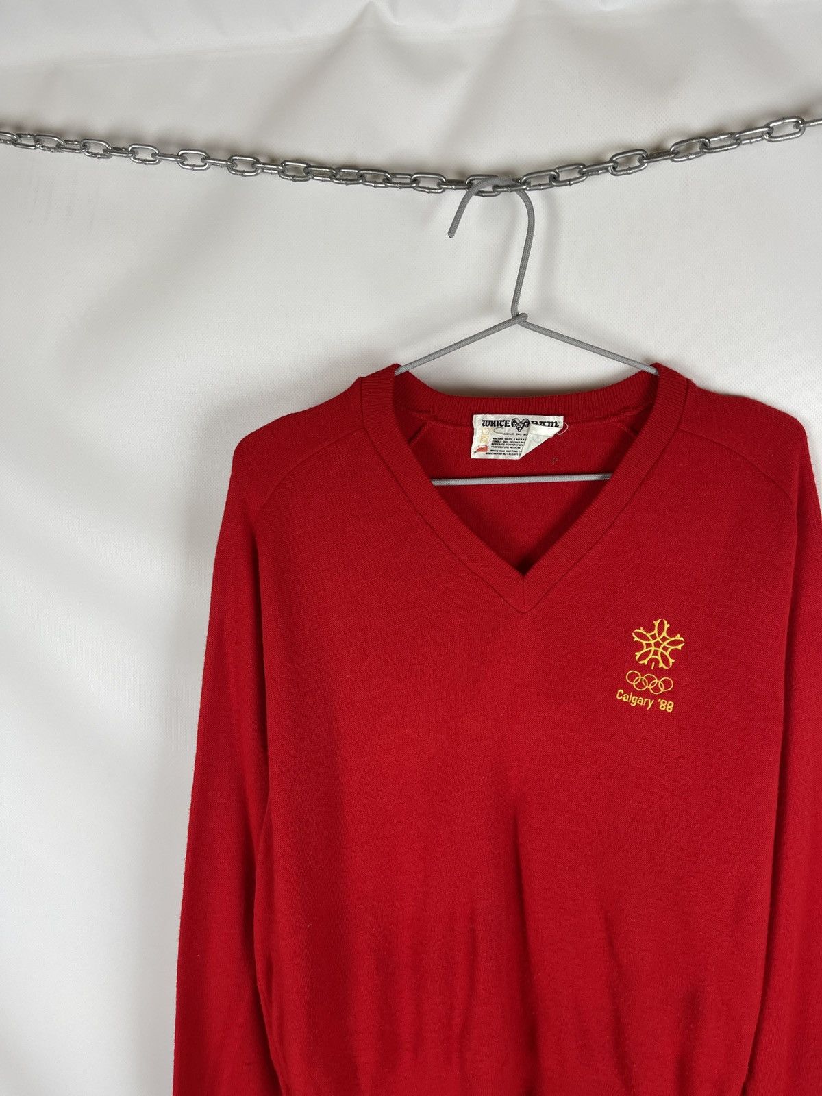 Vintage White Ram vintage 1988 Calgary Olympic made in Canada sweat Size US M / EU 48-50 / 2 - 2 Thumbnail