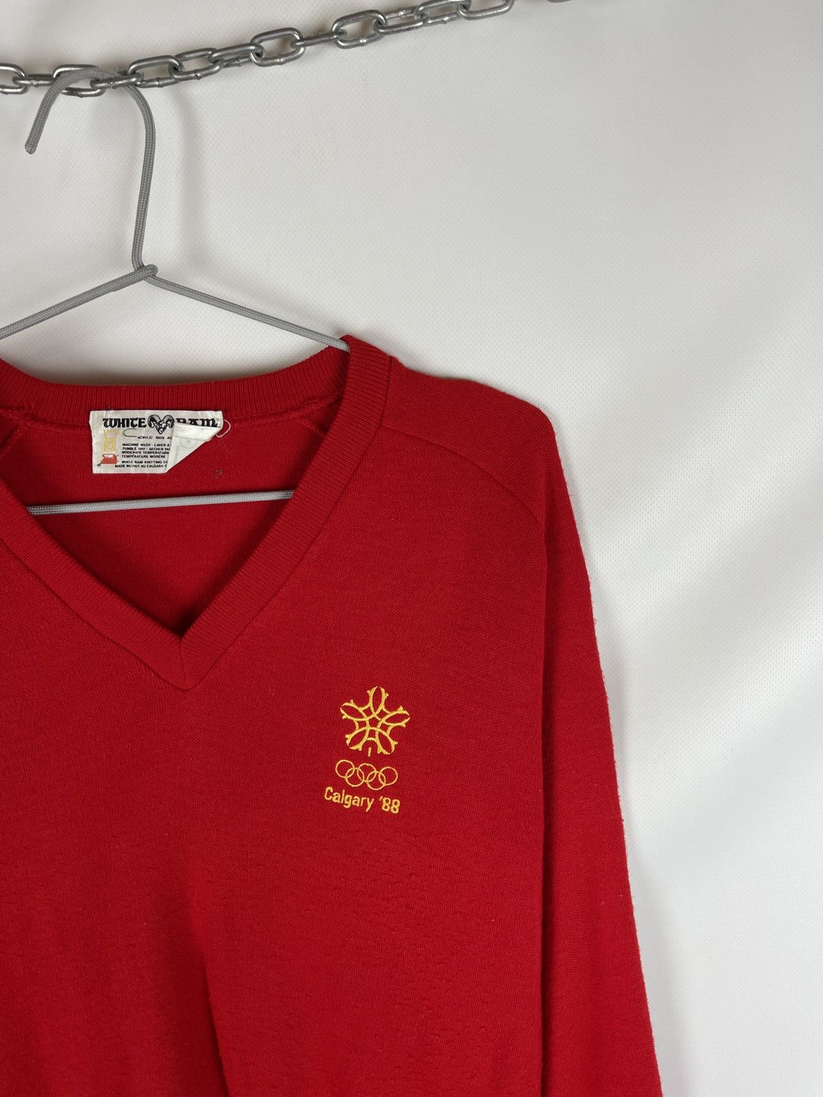 Vintage White Ram vintage 1988 Calgary Olympic made in Canada sweat Size US M / EU 48-50 / 2 - 3 Thumbnail