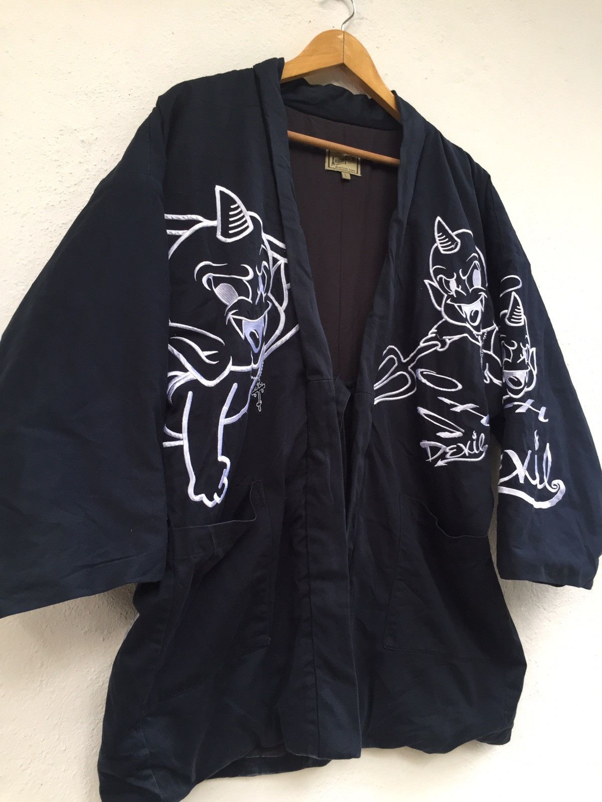 Vintage AMERICAN FEELING DEVIL KIMONO JAPAN Size US L / EU 52-54 / 3 - 3 Thumbnail