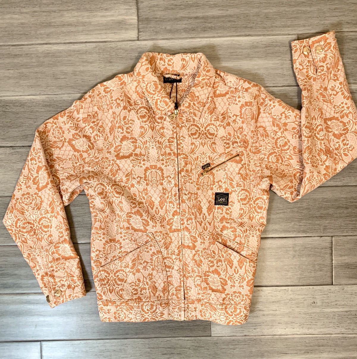 Lee Aries x Lee Denim Orange Jacket | Grailed