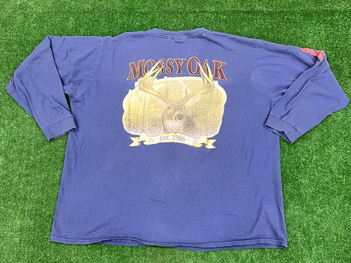 Jerzees Vintage Y2K Mossy Oak Deer Hunting Long Sleeve Tee Size ONE SIZE - 1 Thumbnail