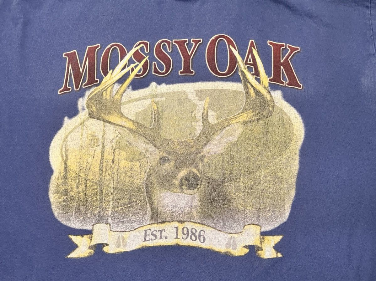 Jerzees Vintage Y2K Mossy Oak Deer Hunting Long Sleeve Tee Size ONE SIZE - 2 Thumbnail