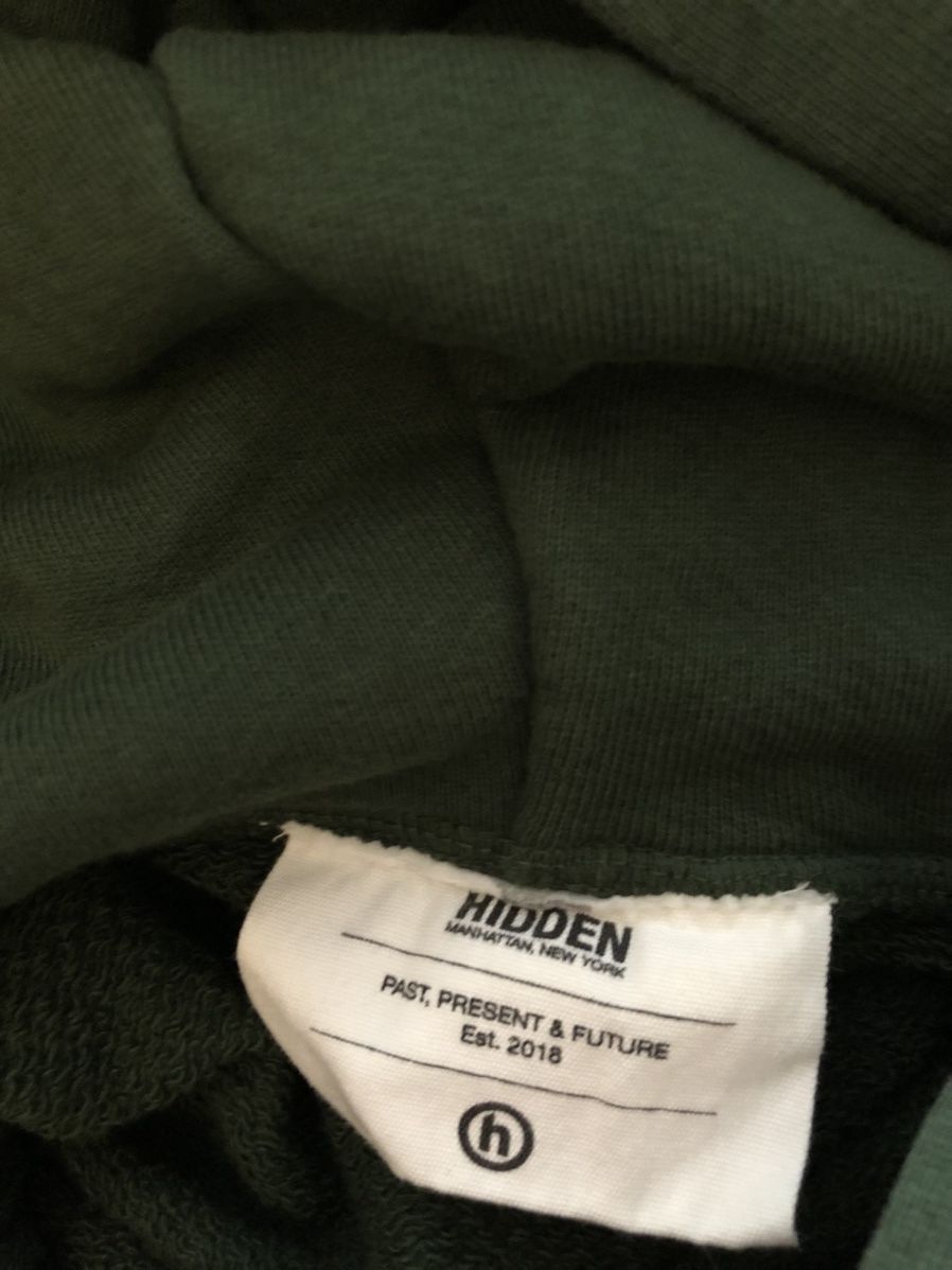 HIDDEN HIDDEN Green Hoodie Size US M / EU 48-50 / 2 - 4 Thumbnail