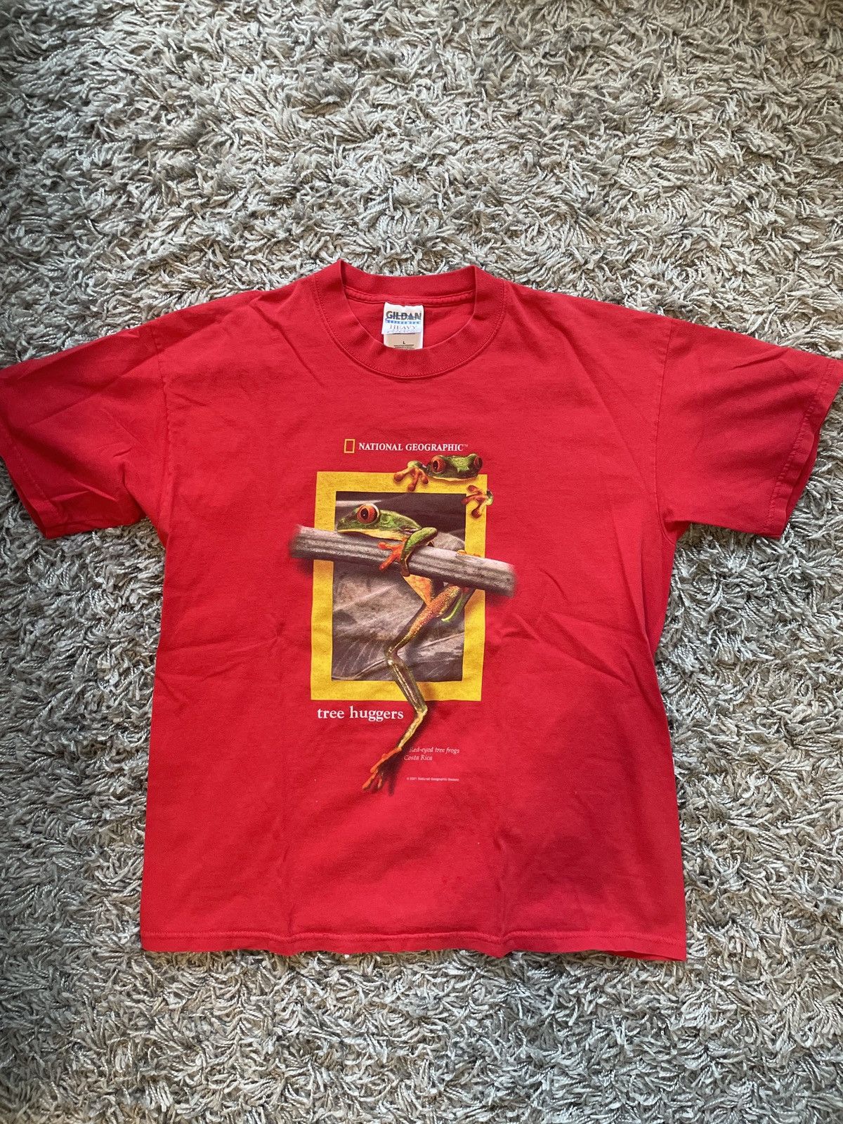 Vintage 2001 National Geographic Frog Tee