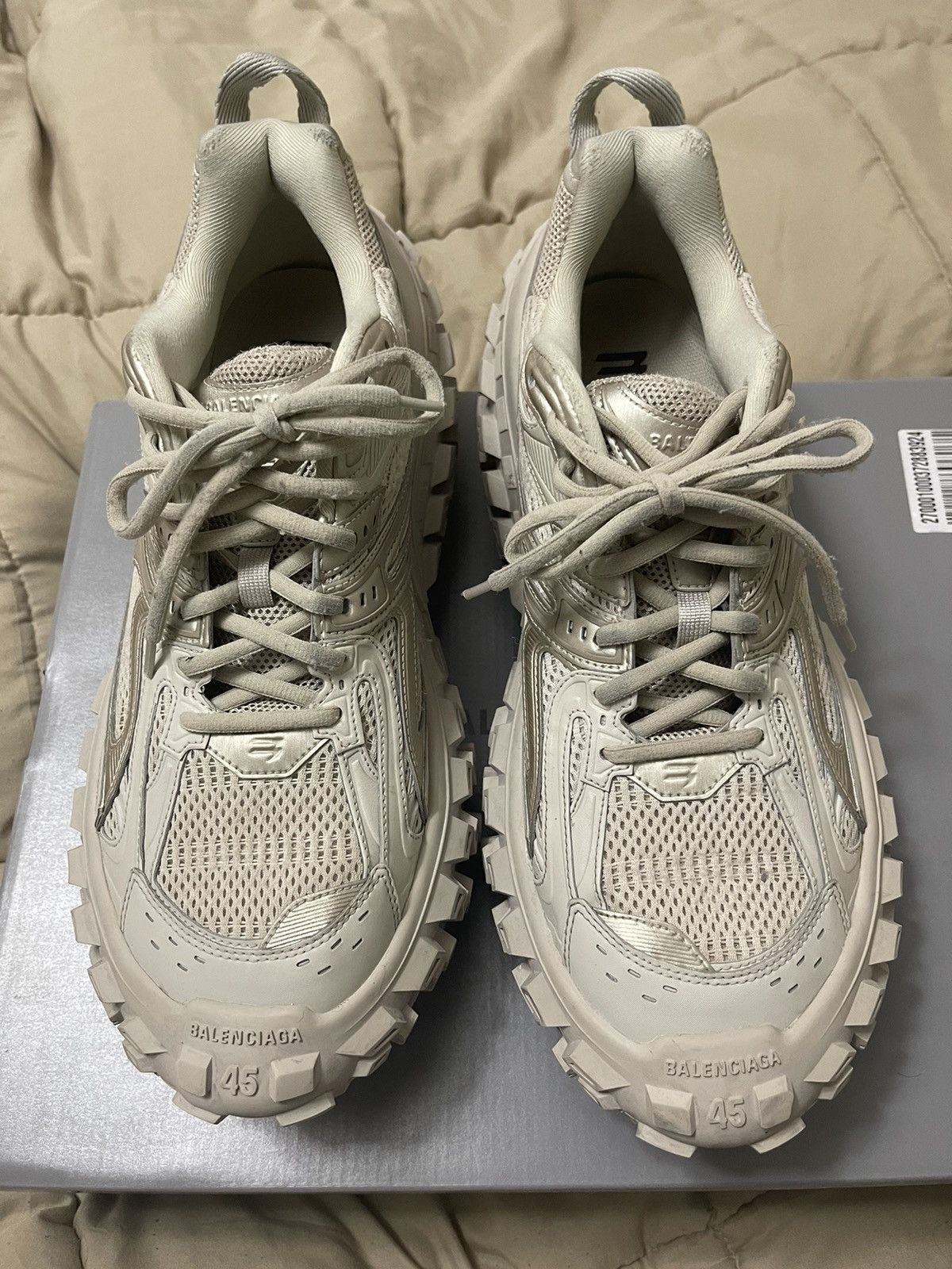 Balenciaga Balenciaga Defender Sneaker Beige sz 45 | Grailed