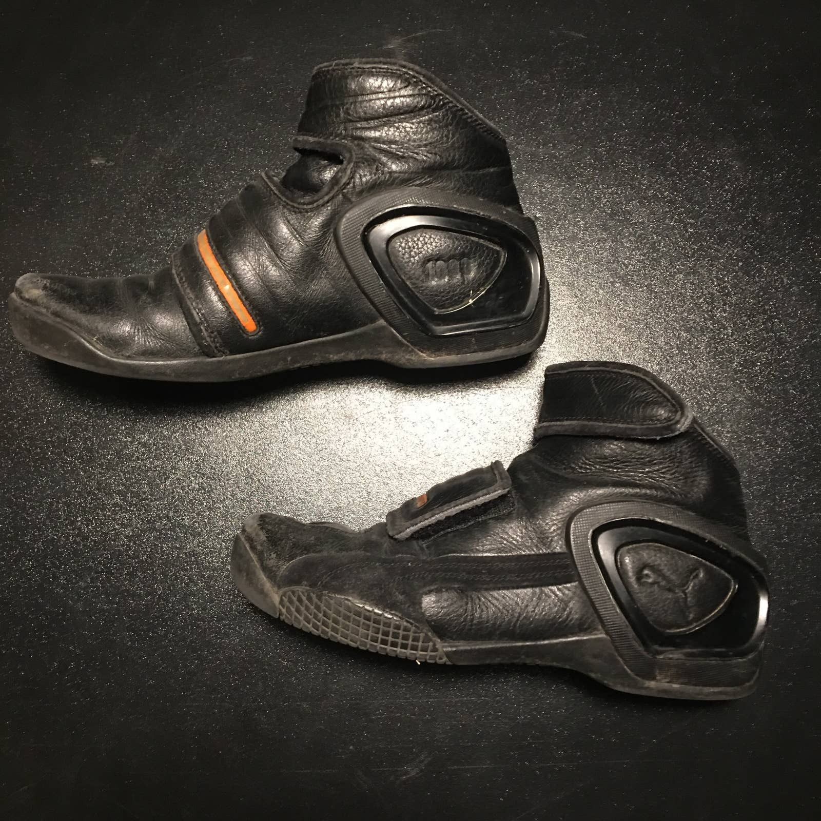 Puma PUMA Leather Suede Motorcycle RARE Motorsports Biker Boots Size US 7 / EU 40 - 11 Thumbnail