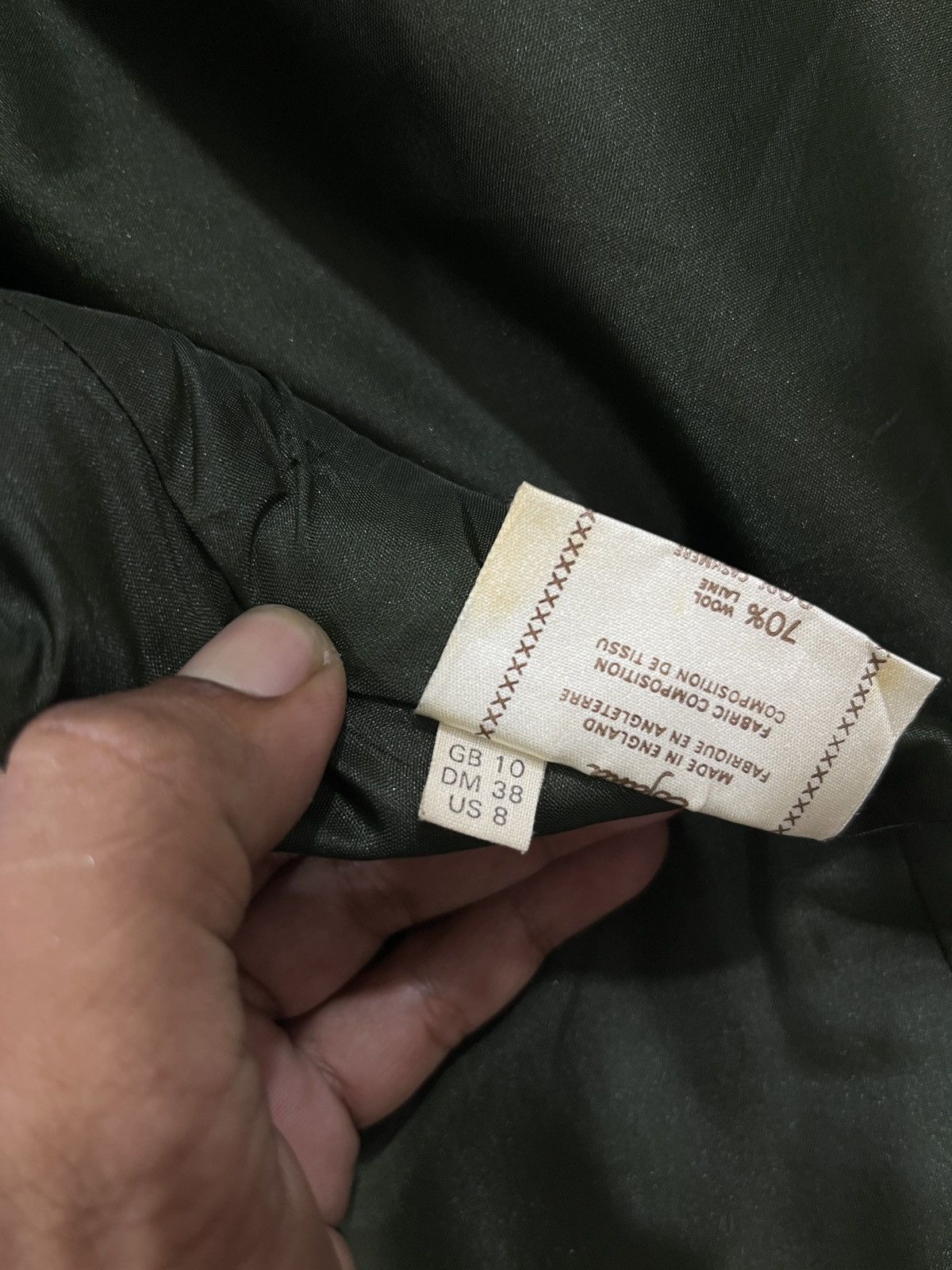 Burberry (Ww). VINTAGE BURBERRYS WOOL JACKET Size L / US 10 / IT 46 - 9 Thumbnail