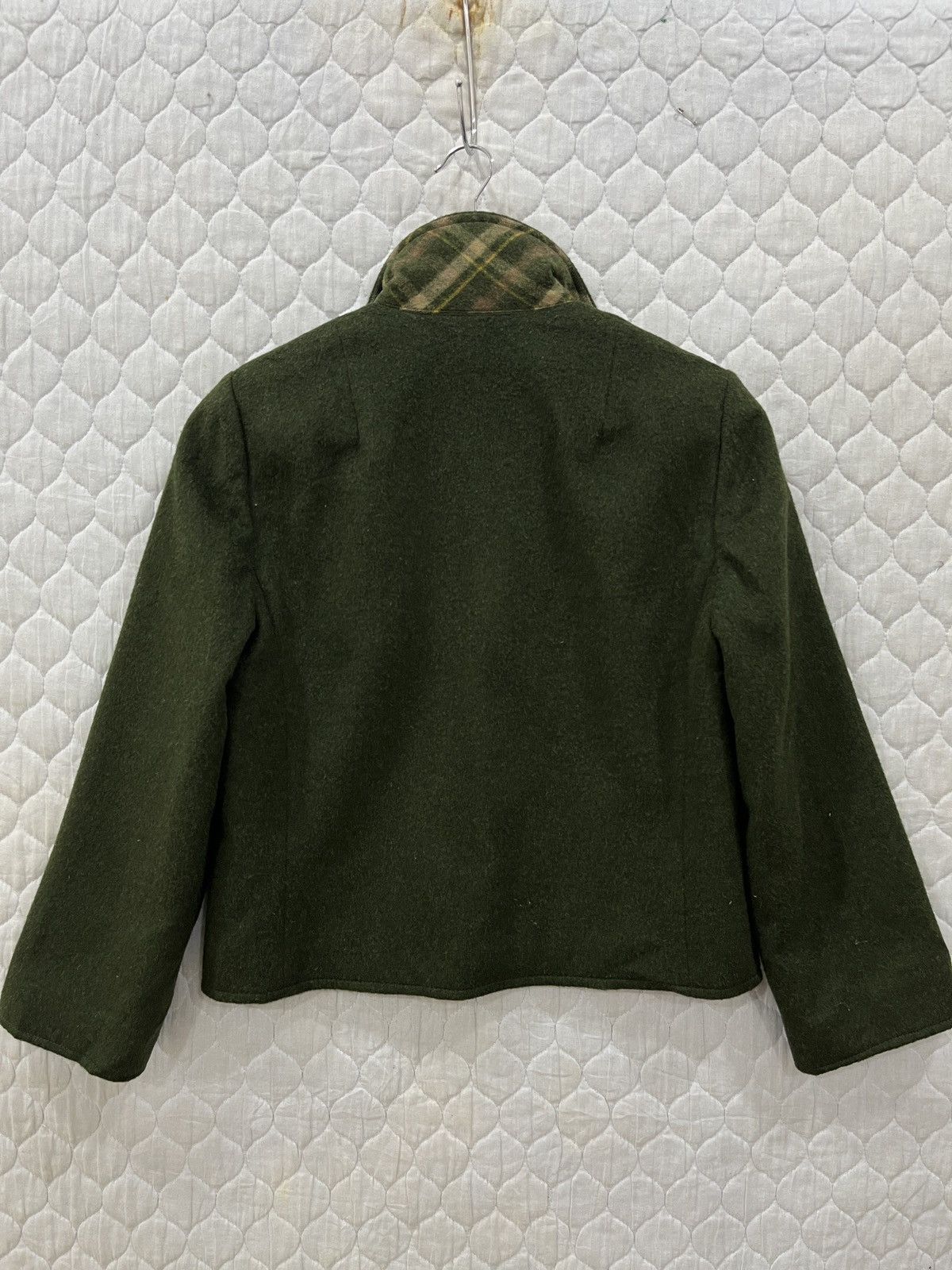 Burberry (Ww). VINTAGE BURBERRYS WOOL JACKET Size L / US 10 / IT 46 - 4 Thumbnail