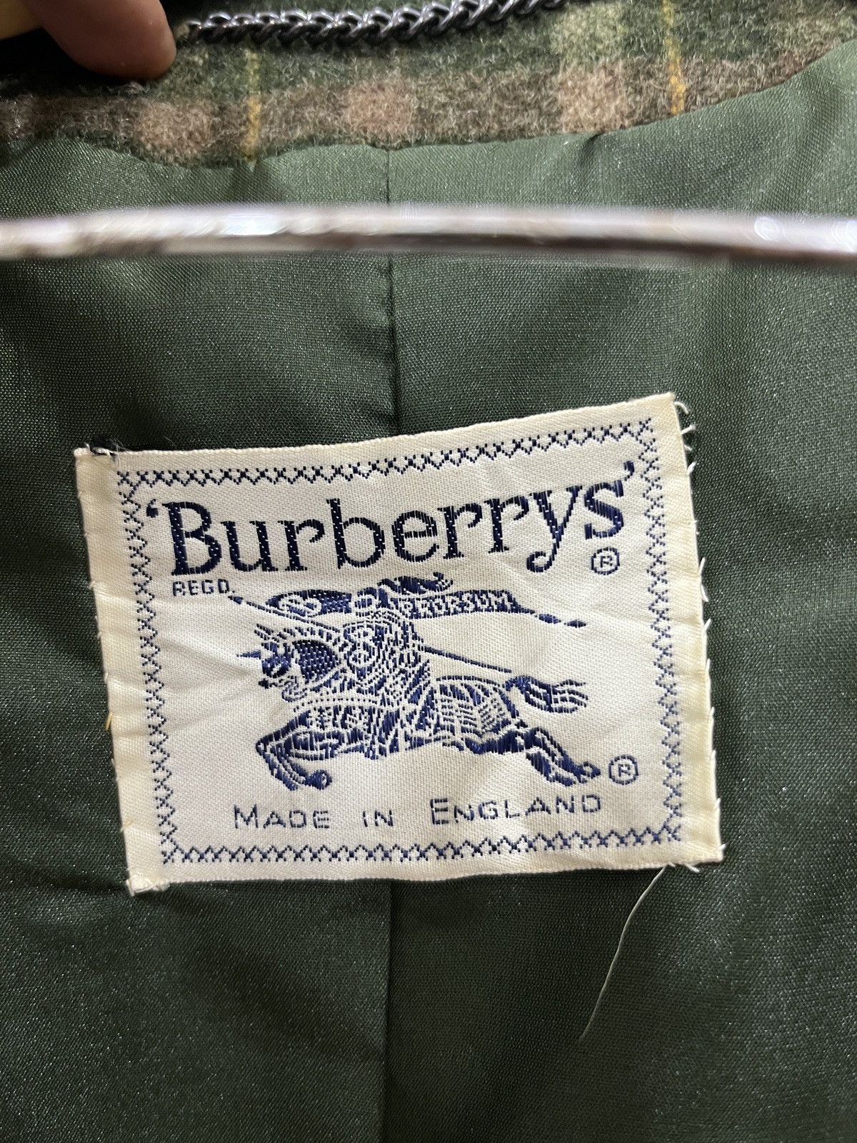 Burberry (Ww). VINTAGE BURBERRYS WOOL JACKET Size L / US 10 / IT 46 - 8 Thumbnail