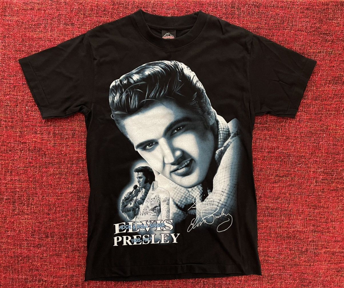 Band Tees × Vintage Elvis Presley vintage 90s t-shirt Size US M / EU 48-50 / 2 - 1 Thumbnail