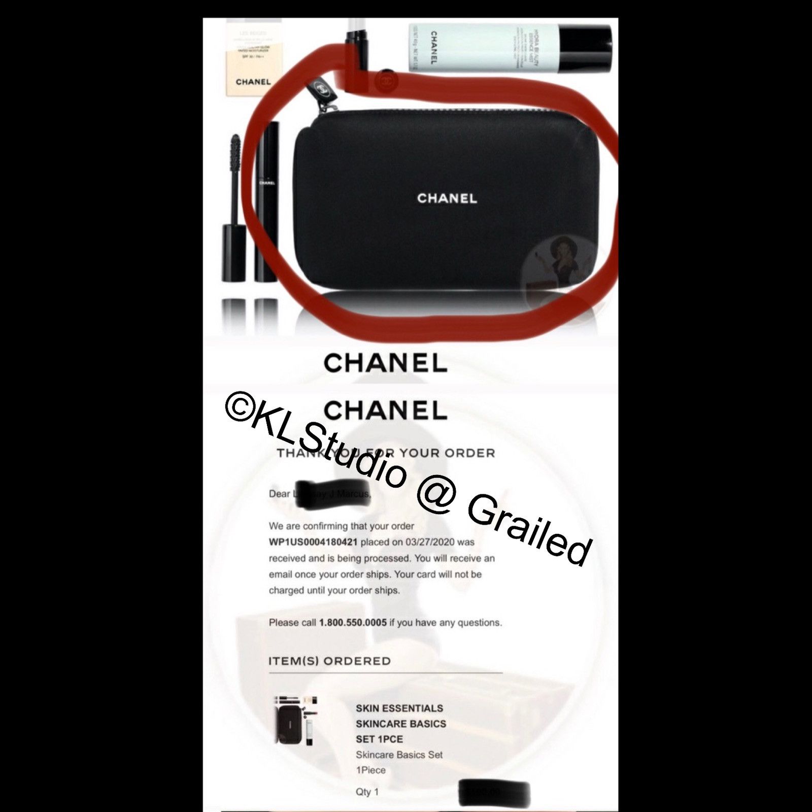 Chanel *FINAL* Chanel Clutch Makeup Bag Pouch Case Gift Box Set Size ONE SIZE - 10 Thumbnail