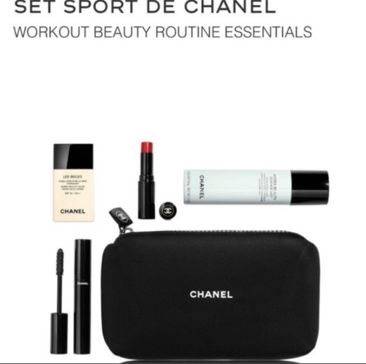 Chanel *FINAL* Chanel Clutch Makeup Bag Pouch Case Gift Box Set Size ONE SIZE - 8 Thumbnail