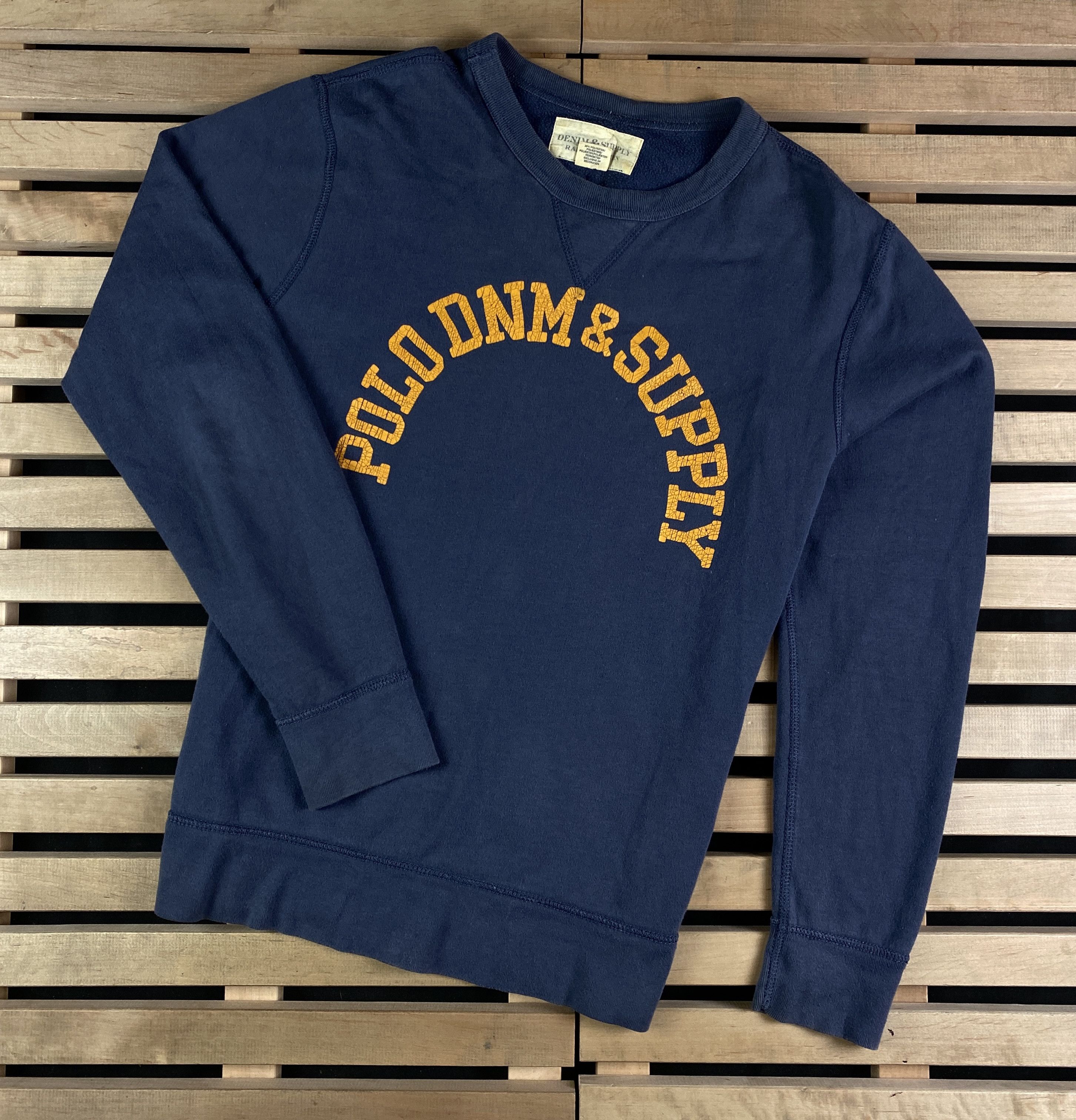Denim & Supply Ralph Lauren × Ralph Lauren × Vintage Mens Sweatshirt Denim Supply Ralph Lauren Vintage Size M Size US M / EU 48-50 / 2 - 1 Thumbnail