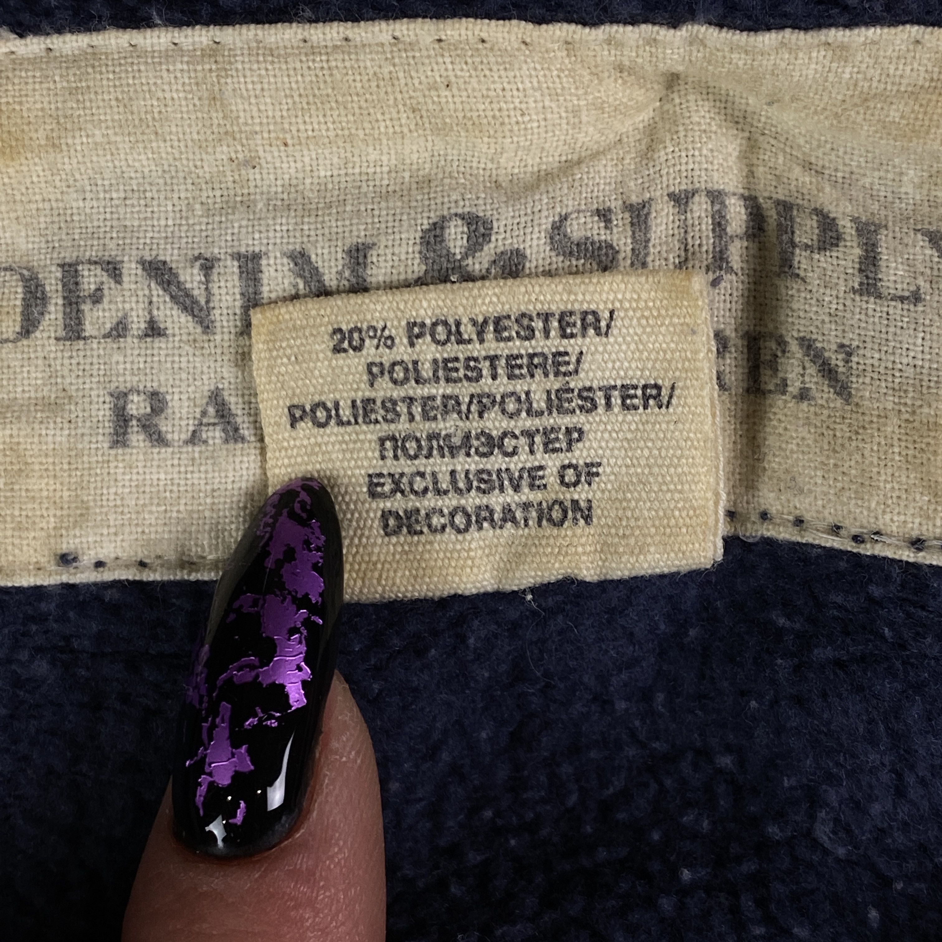 Denim & Supply Ralph Lauren × Ralph Lauren × Vintage Mens Sweatshirt Denim Supply Ralph Lauren Vintage Size M Size US M / EU 48-50 / 2 - 6 Thumbnail