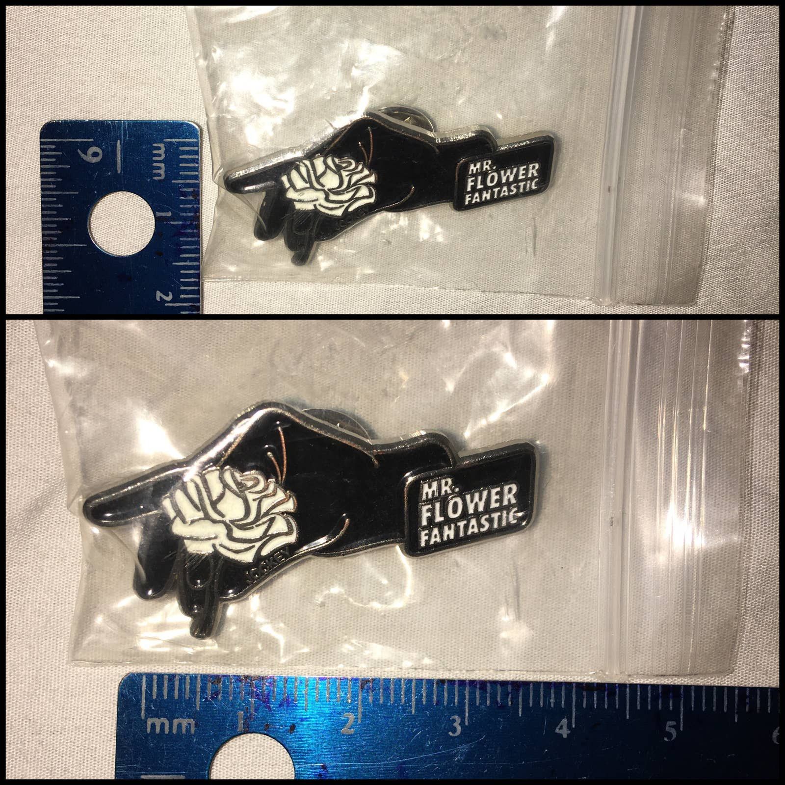 PINTRILL JOCKEY Mr. Flower Fantastic ComplexCon Enamel Pin Size ONE SIZE - 4 Thumbnail
