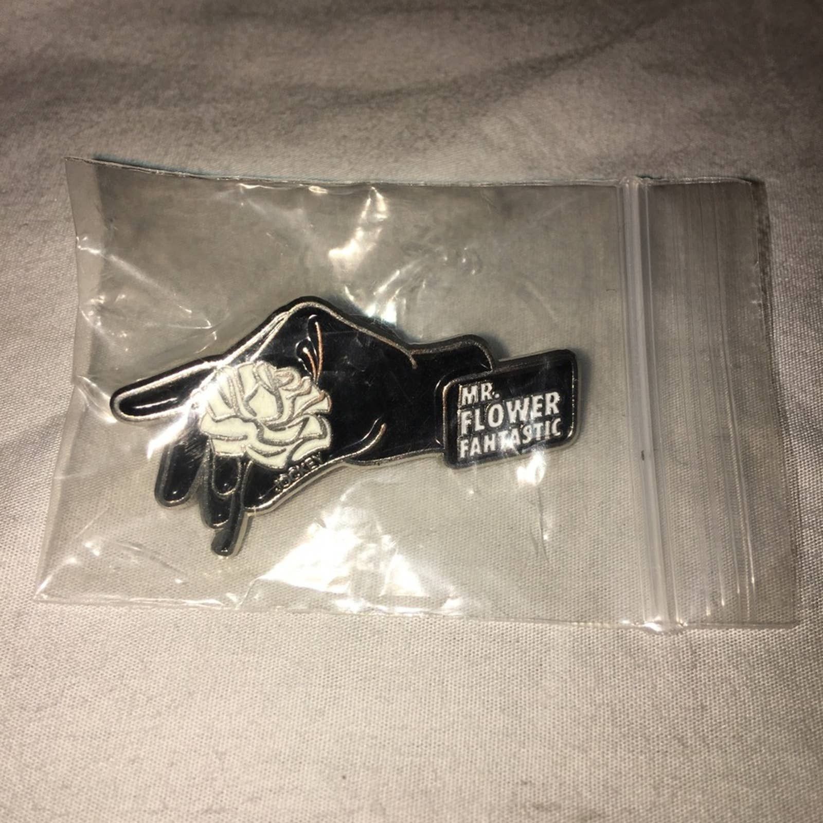 PINTRILL JOCKEY Mr. Flower Fantastic ComplexCon Enamel Pin Size ONE SIZE - 2 Thumbnail