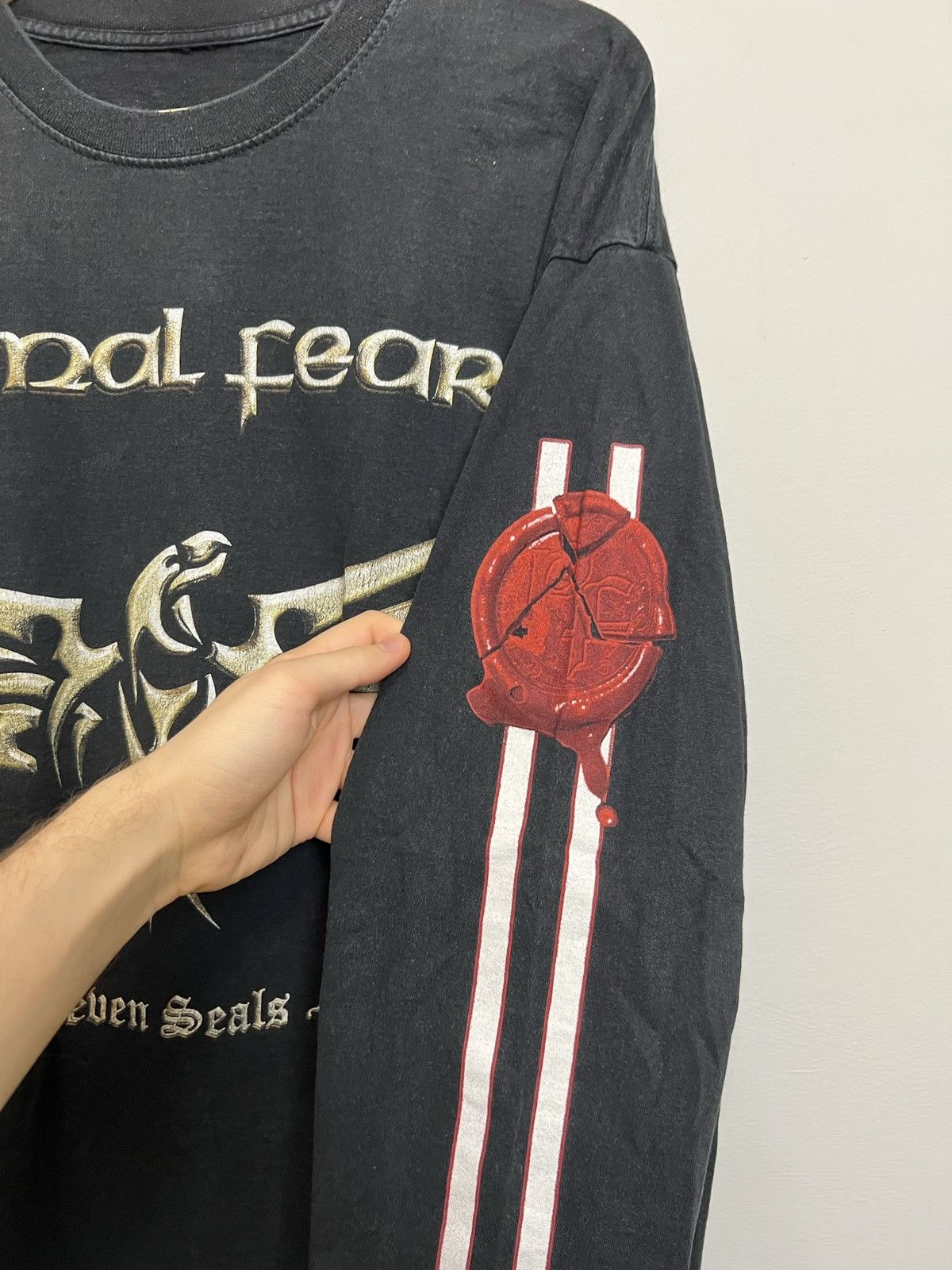 Band Tees Rare Vintage 00s Primal Fear Metal Band Tour Tshirt Hype Size US XL / EU 56 / 4 - 5 Thumbnail