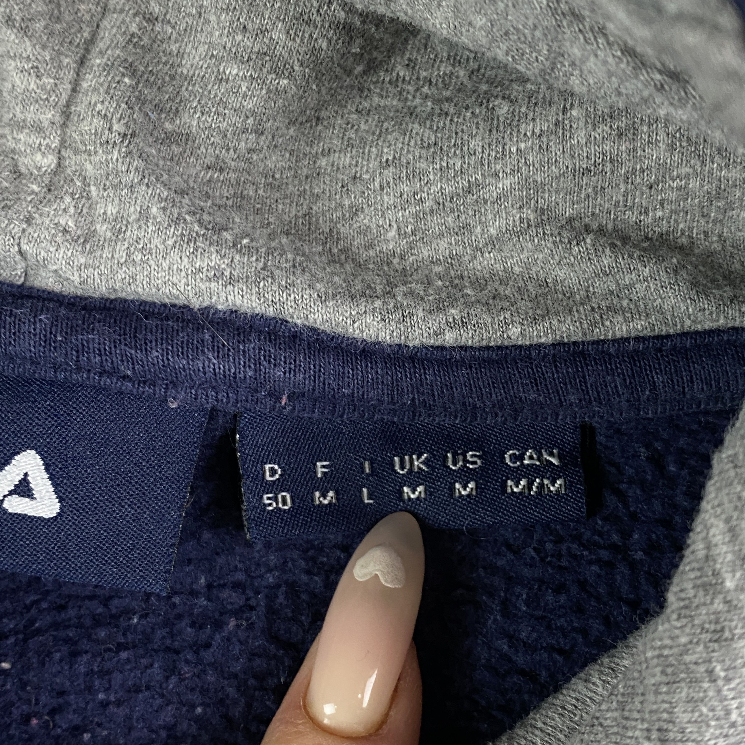 Fila × Vintage Men’s Hooded Fila Vintage Big Logo Size M Size US M / EU 48-50 / 2 - 7 Thumbnail