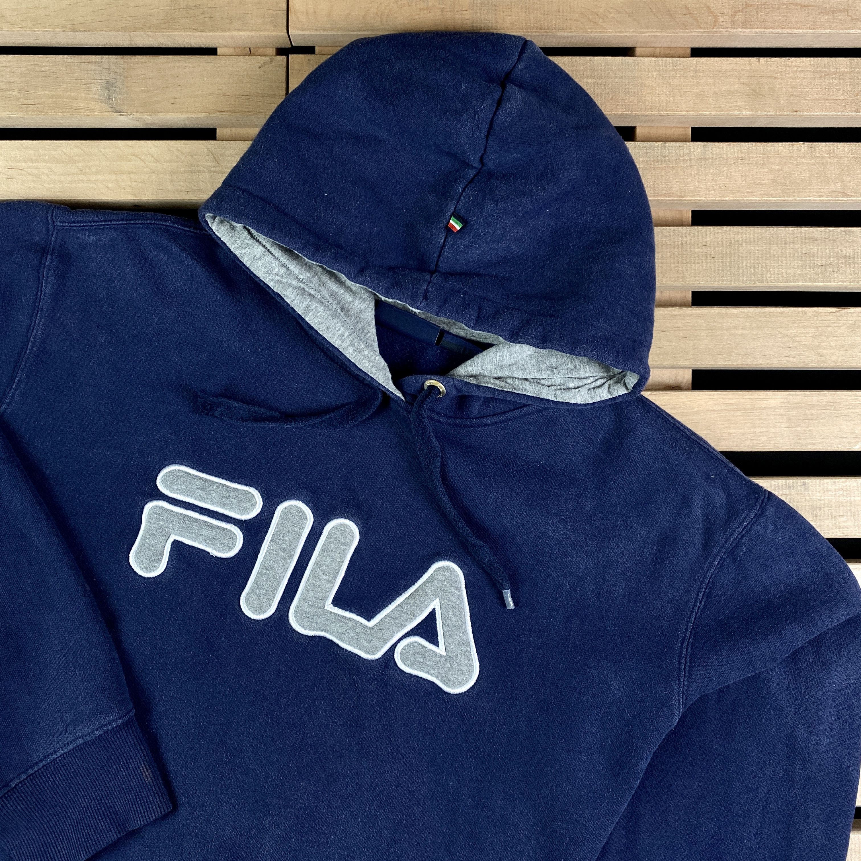 Fila × Vintage Men’s Hooded Fila Vintage Big Logo Size M Size US M / EU 48-50 / 2 - 2 Thumbnail