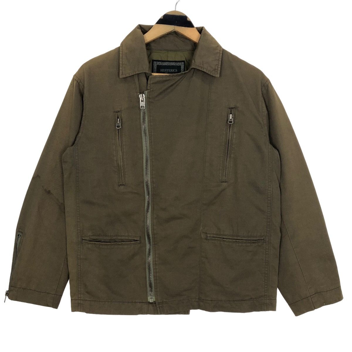 Hysteric Glamour Vintage Hysteric Glamour Asymmetrical Zipper Jacket Size US S / EU 44-46 / 1 - 1 Thumbnail