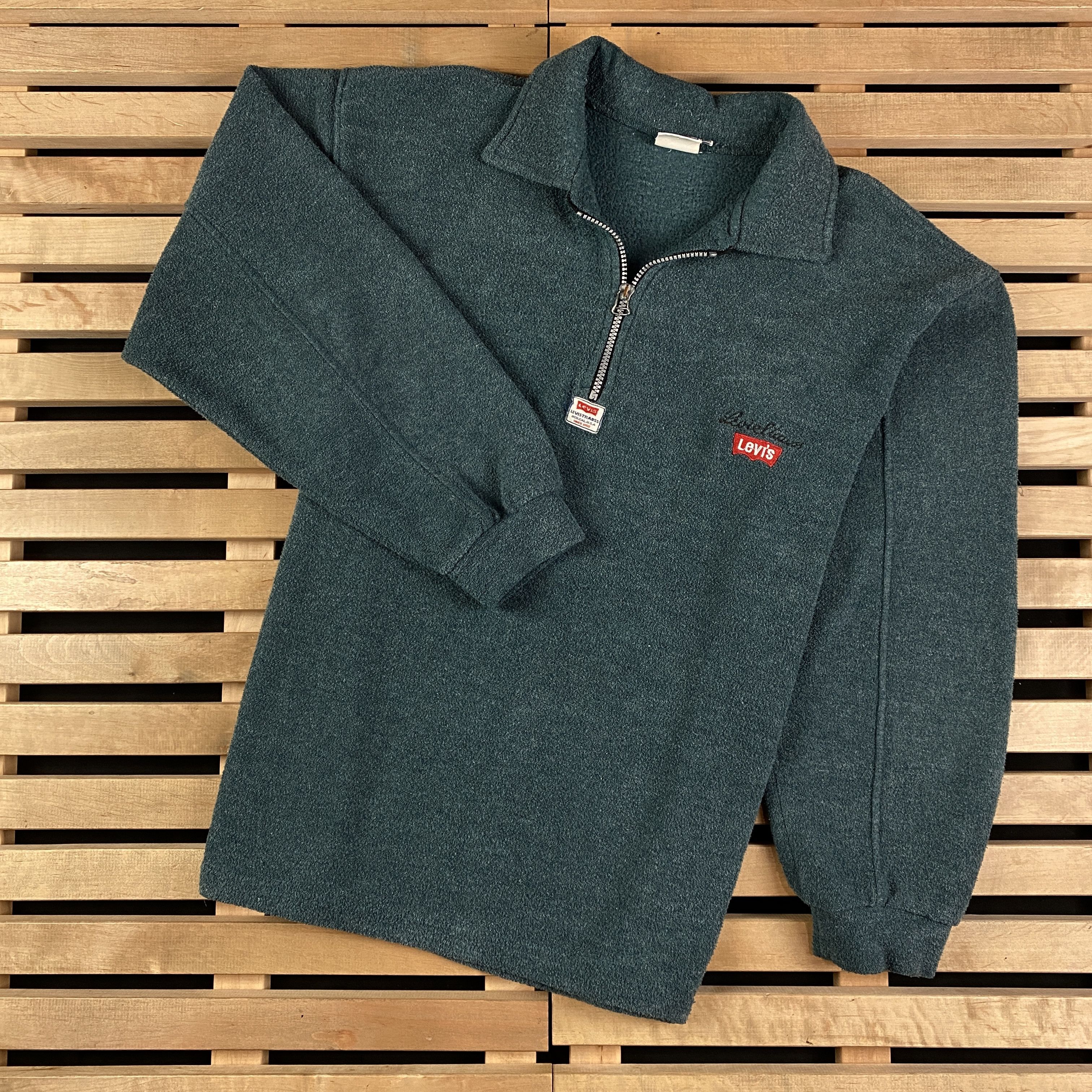 Levi's × Levi's Vintage Clothing × Vintage Mens Zip Fleece Jumper Sweatshirt Levi’s Vintage Size XL Size US XL / EU 56 / 4 - 1 Thumbnail