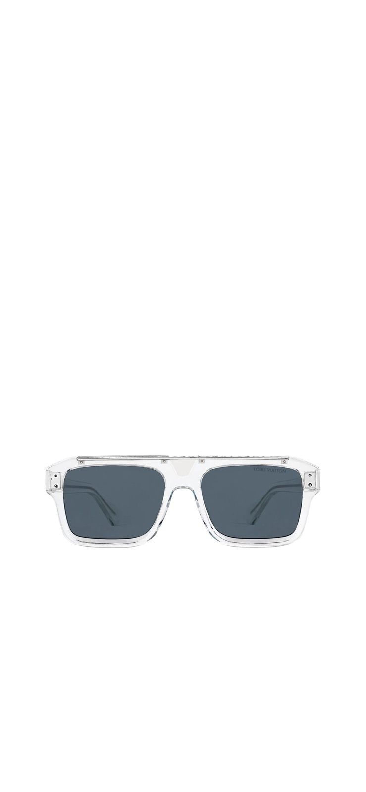 1.1 Mascot Pilot Square Sunglasses - Luxury S00 Transparent