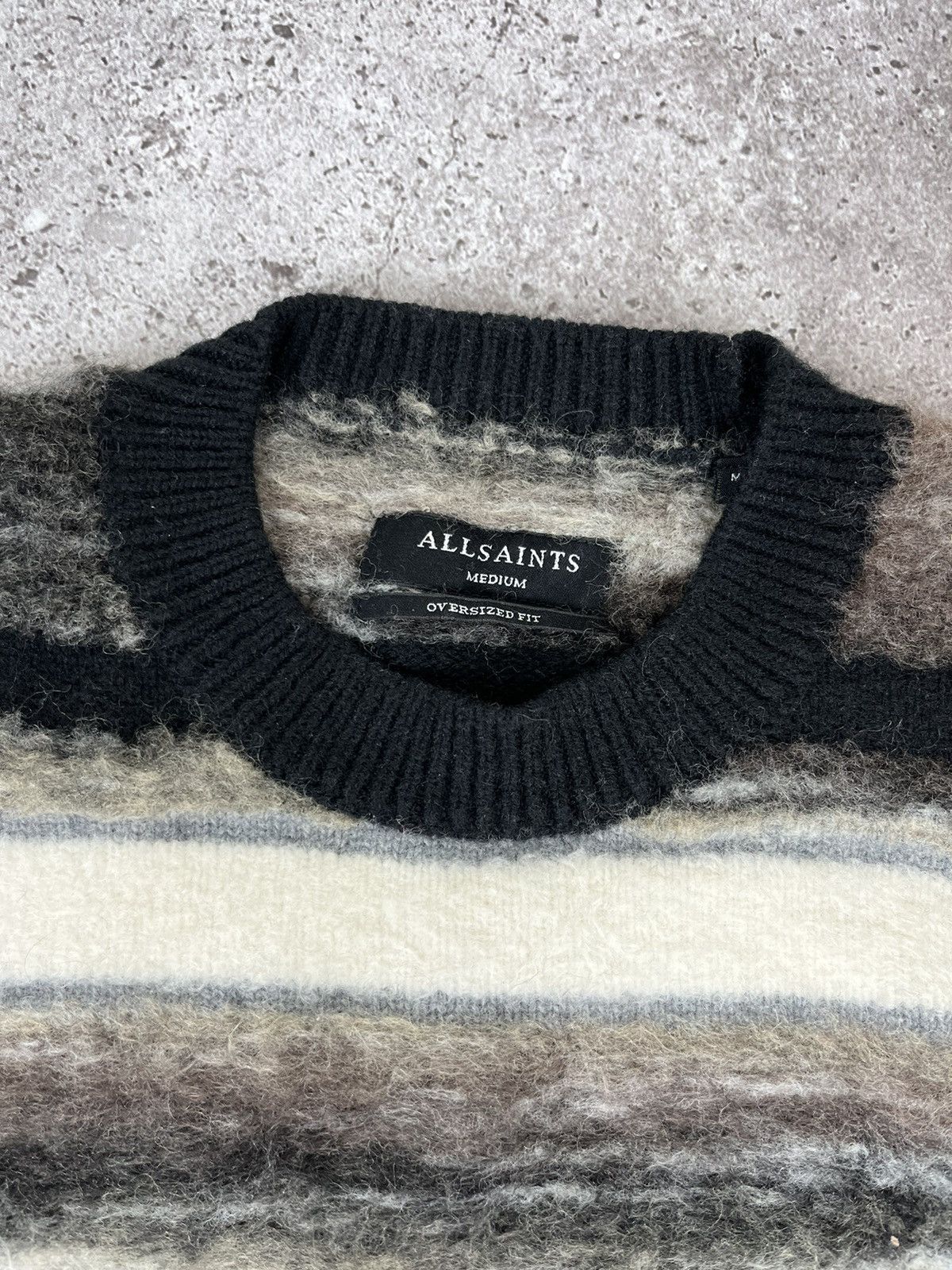 Allsaints Allsaints Lerryn Crew like Mohair Sweater Size US M / EU 48-50 / 2 - 7 Thumbnail