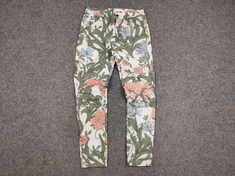 G-Star G Star Raw 5622 3d mid Boyfriend Colored Floral Art Jeans Size US 30 / EU 46 - 5 Thumbnail
