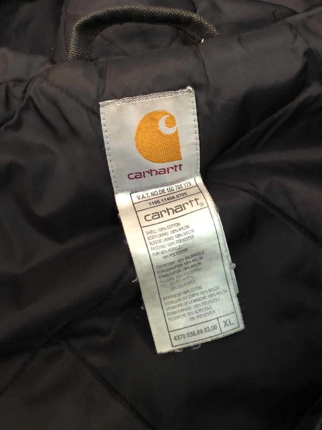 Carhartt Distressed Faded Vintage CARHARTT Parka Workwear Jacket Size US XL / EU 56 / 4 - 5 Thumbnail