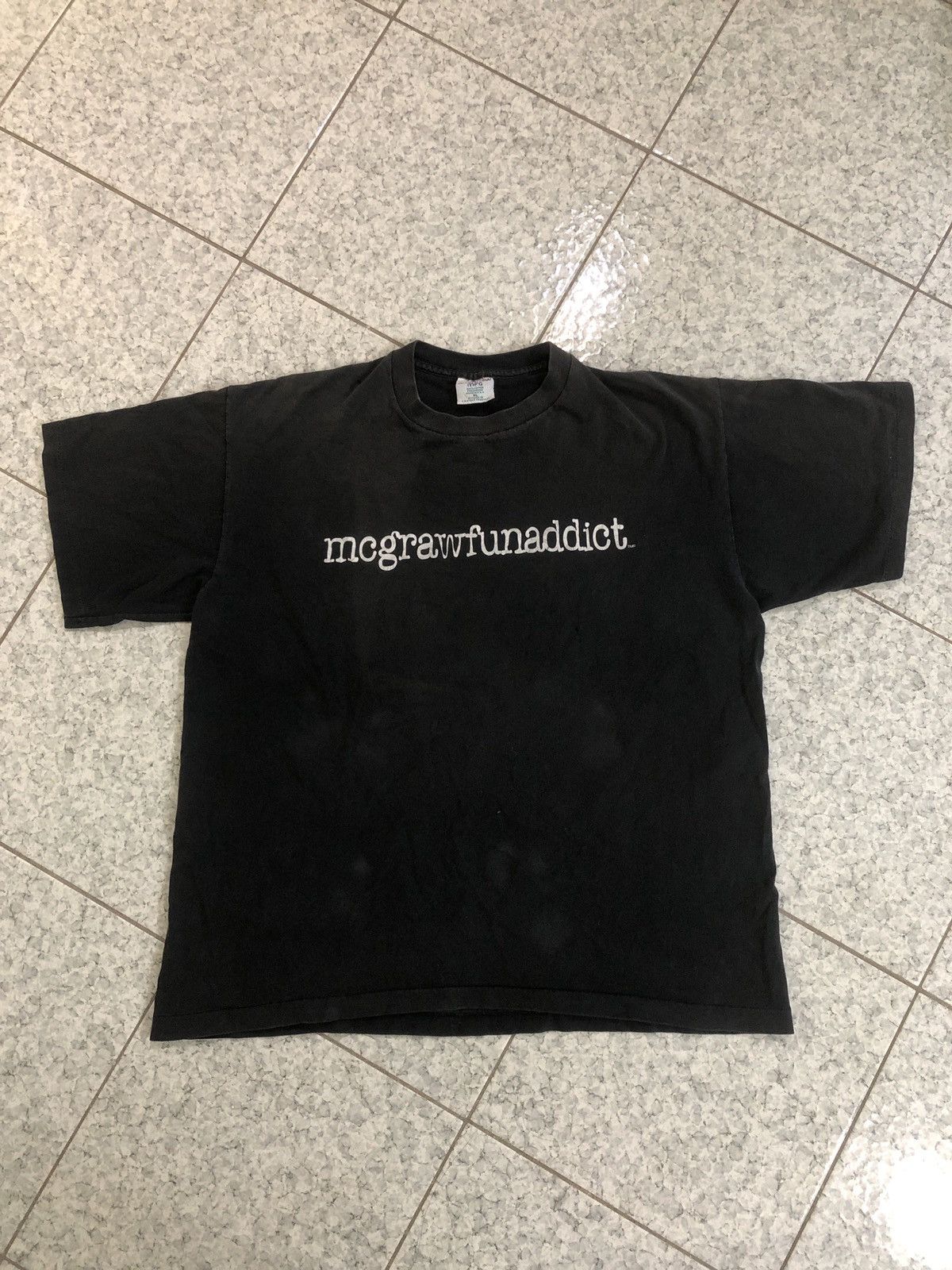 Unsound Rags × Vintage Single Stitch Faded Black Tee Size US L / EU 52-54 / 3 - 1 Thumbnail