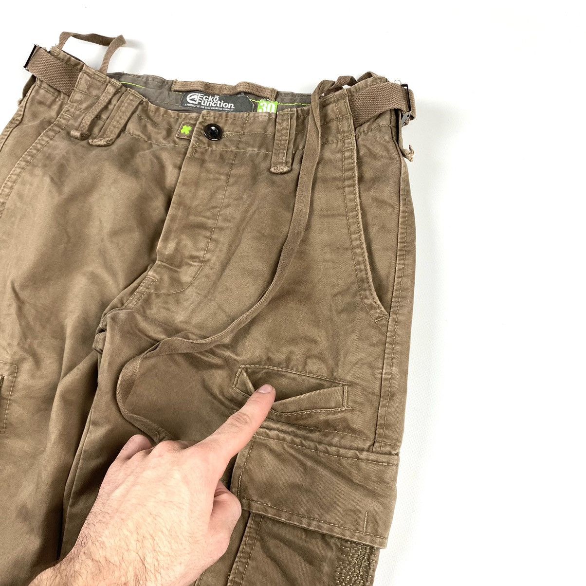 Ecko Unltd. Vintage Ecko Unltd. Cargo Pants Japan Y2K Hype Travis Scott Size US 30 / EU 46 - 9 Thumbnail